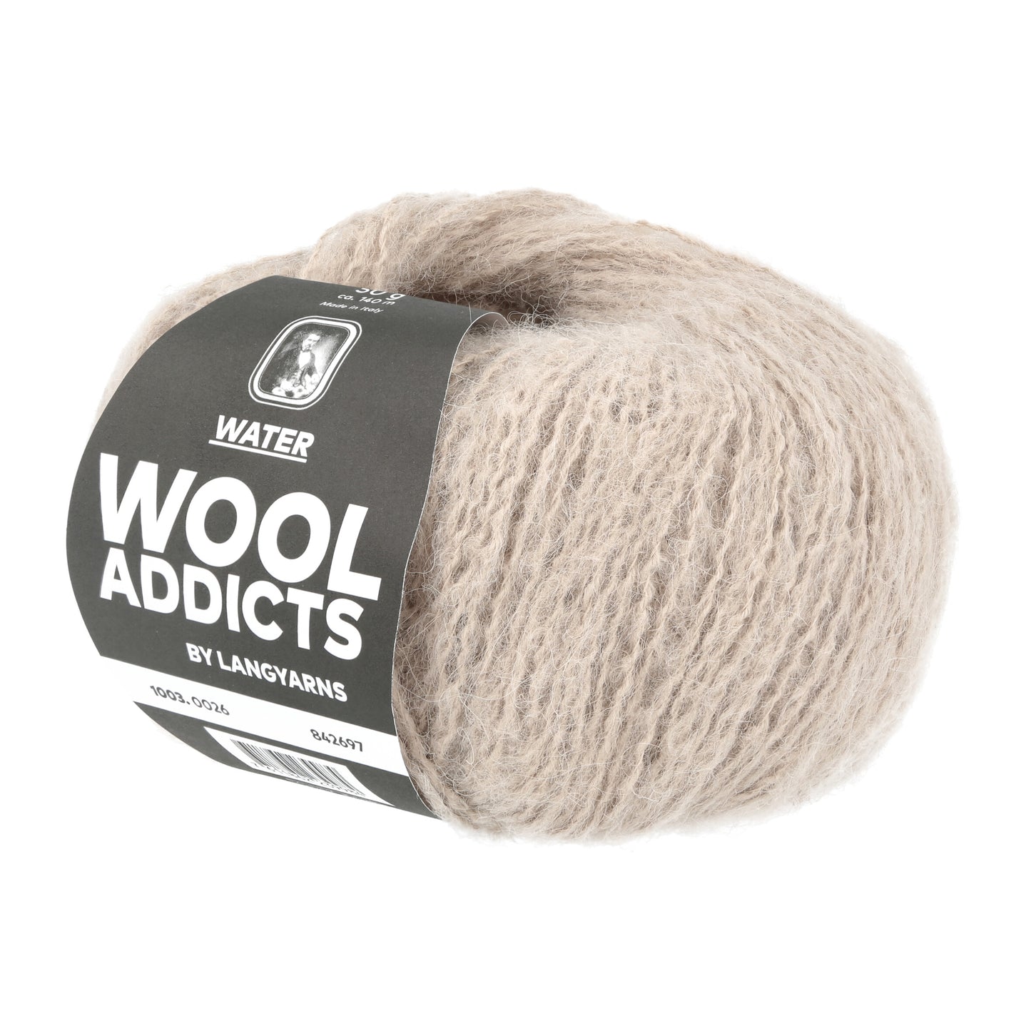 Lang Yarns WATER Wooladdicts in der Farbe beige