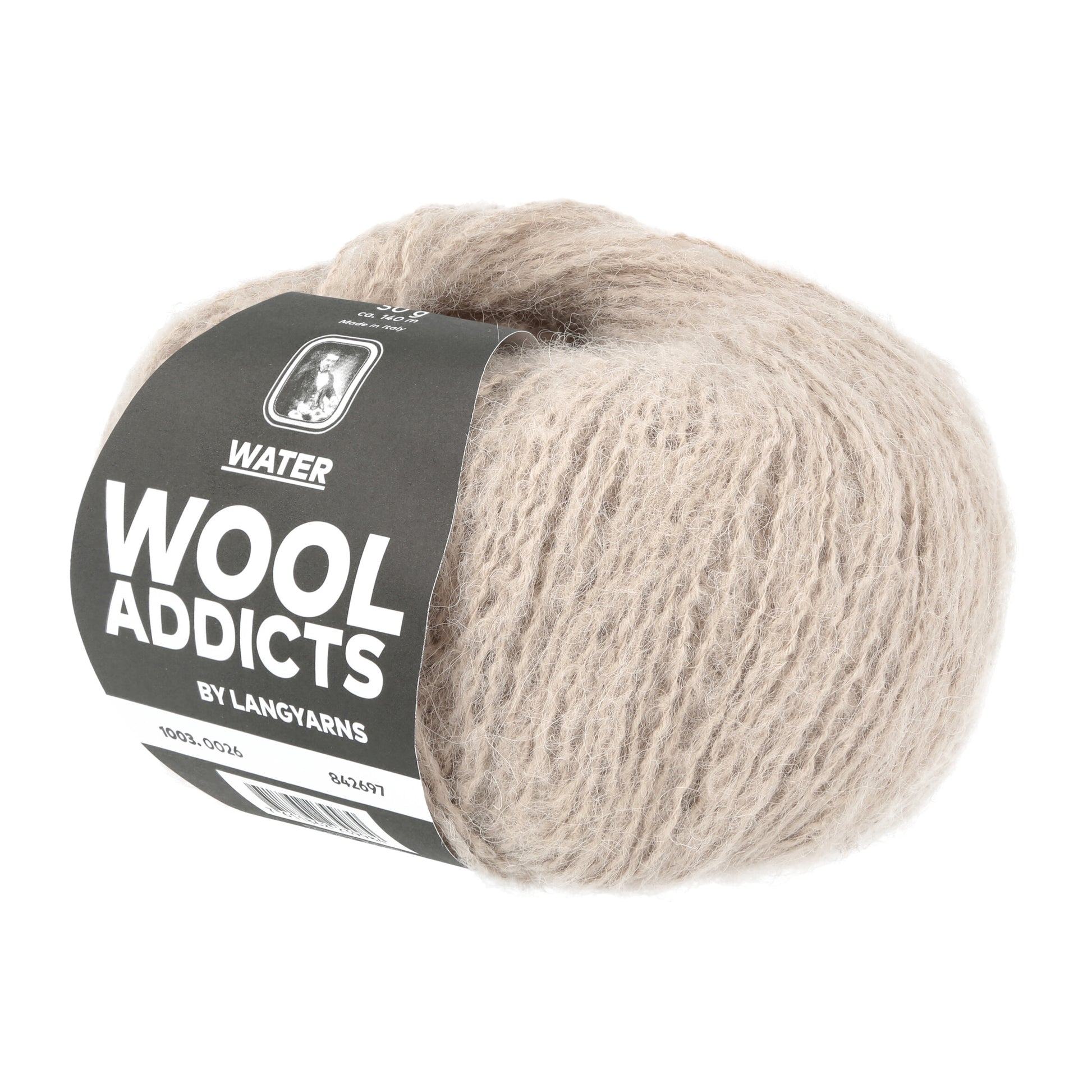 Lang Yarns WATER Wooladdicts in der Farbe beige