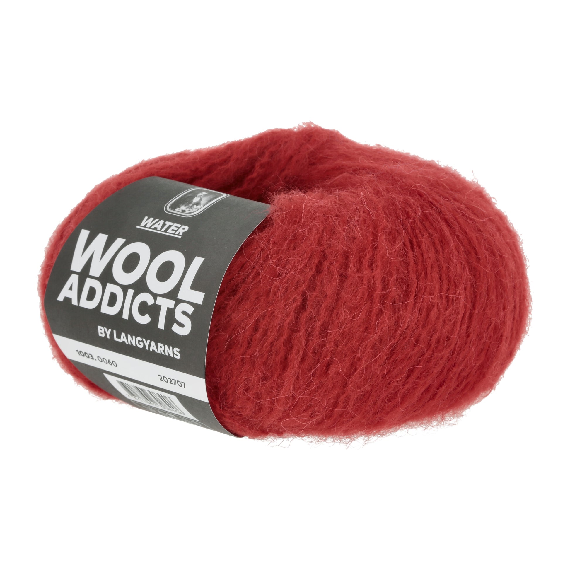 Lang Yarns WATER Wooladdicts in der Farbe ruby