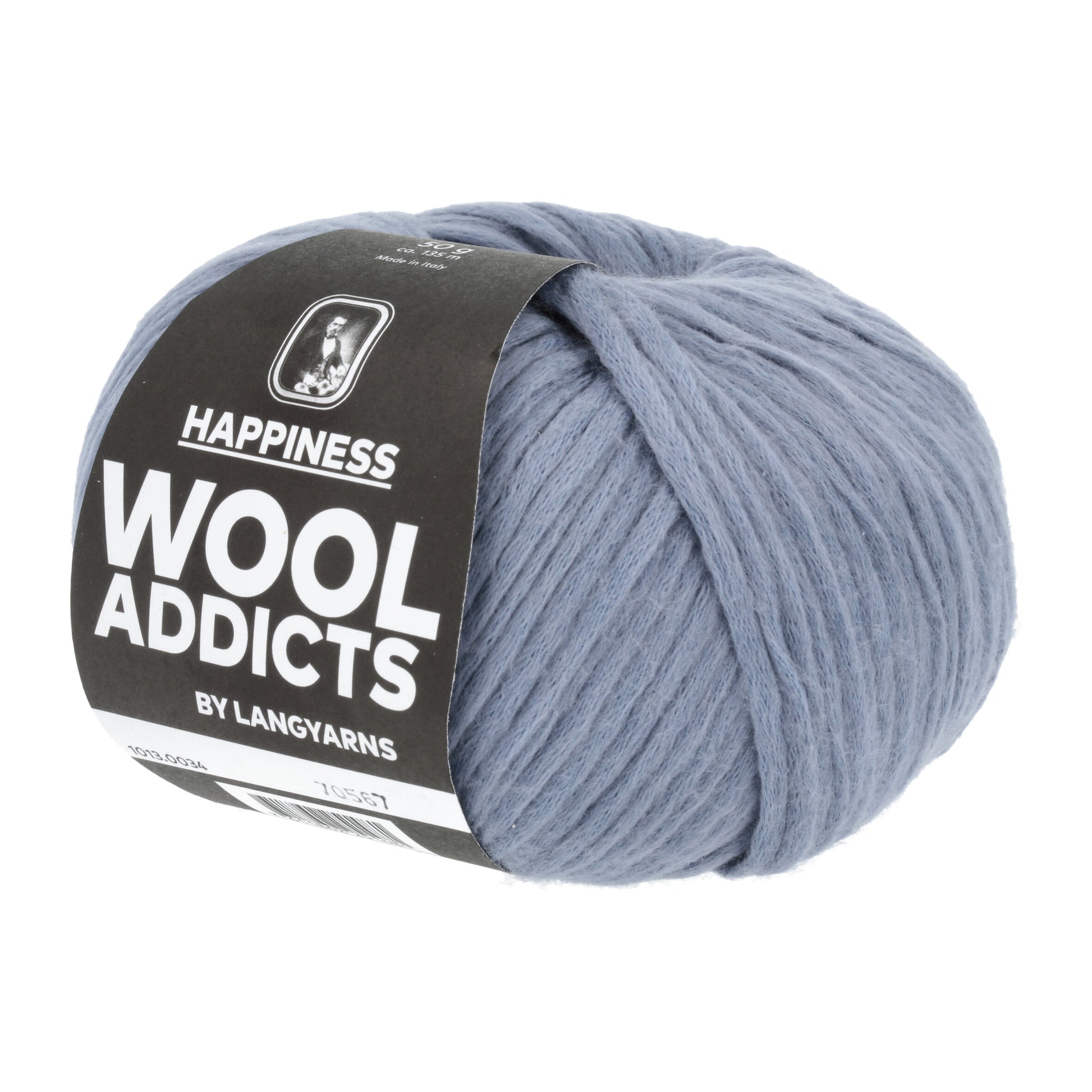 Lang Yarns HAPPINESS Wool Addicts in der Farbe jeans