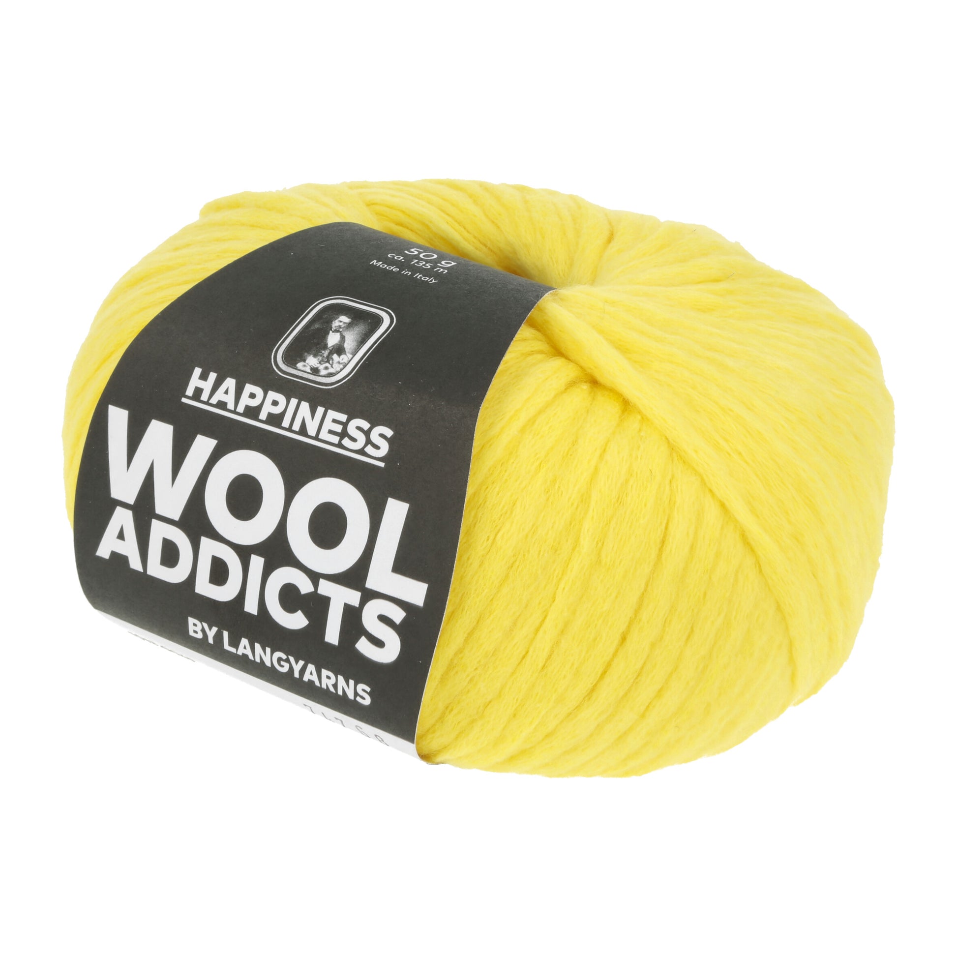 Lang Yarns HAPPINESS Wool Addicts in der Farbe sunflower