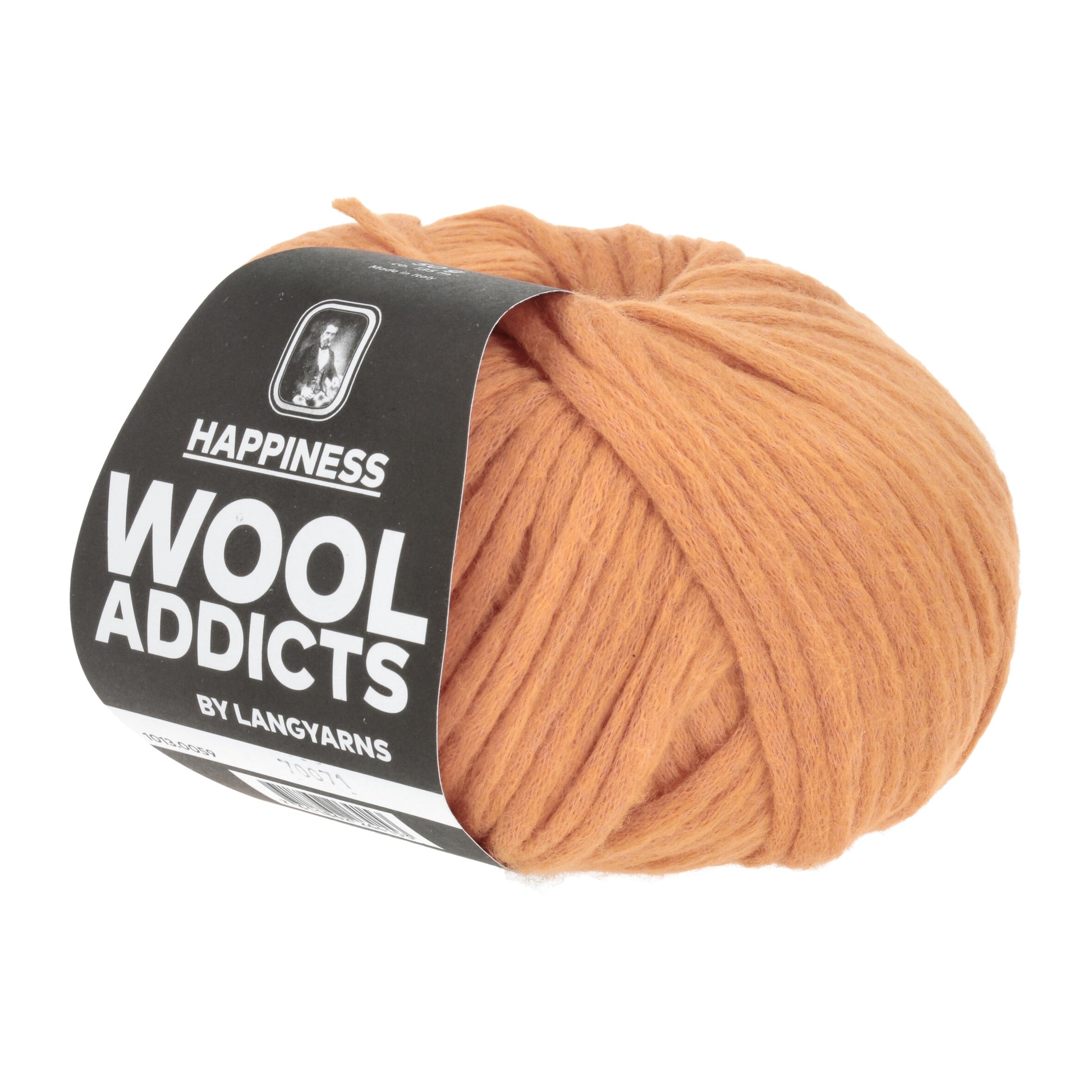 Lang Yarns HAPPINESS Wool Addicts in der Farbe orange