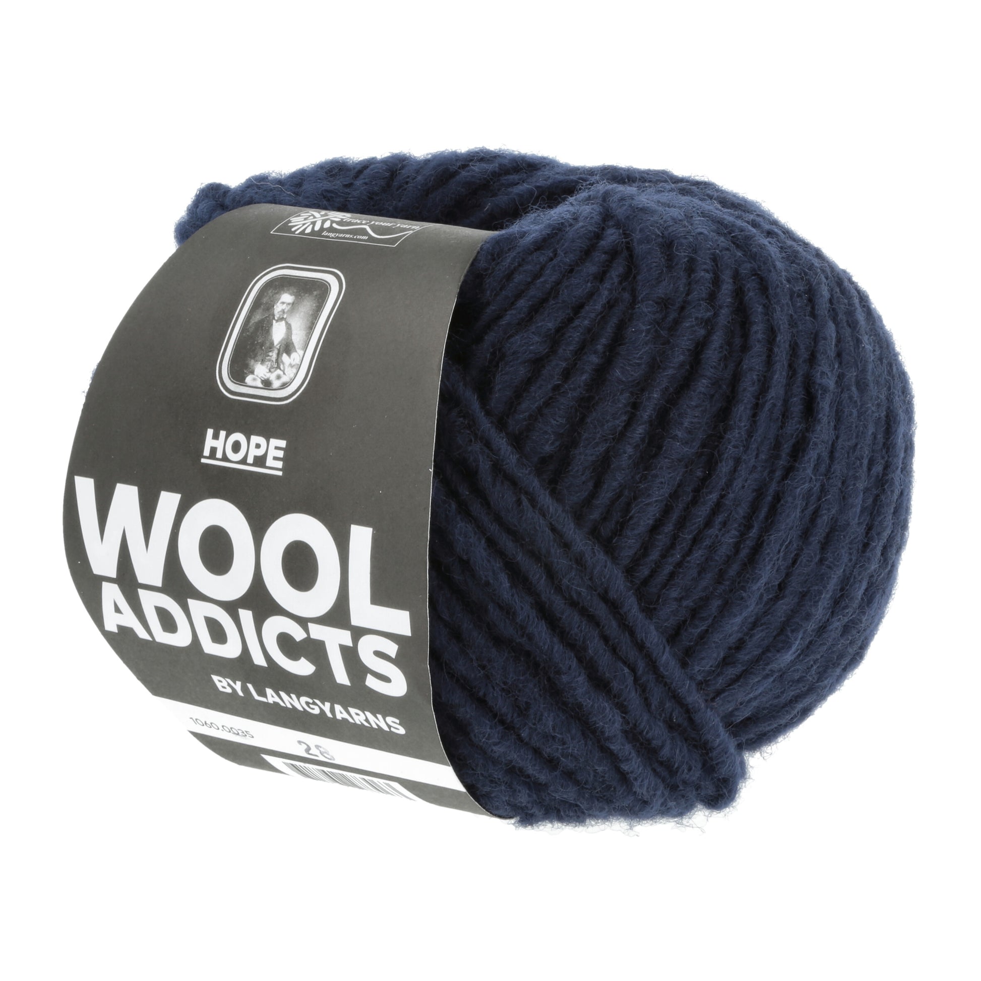 Lang Yarns HOPE Wooladdicts in der Farbe navy