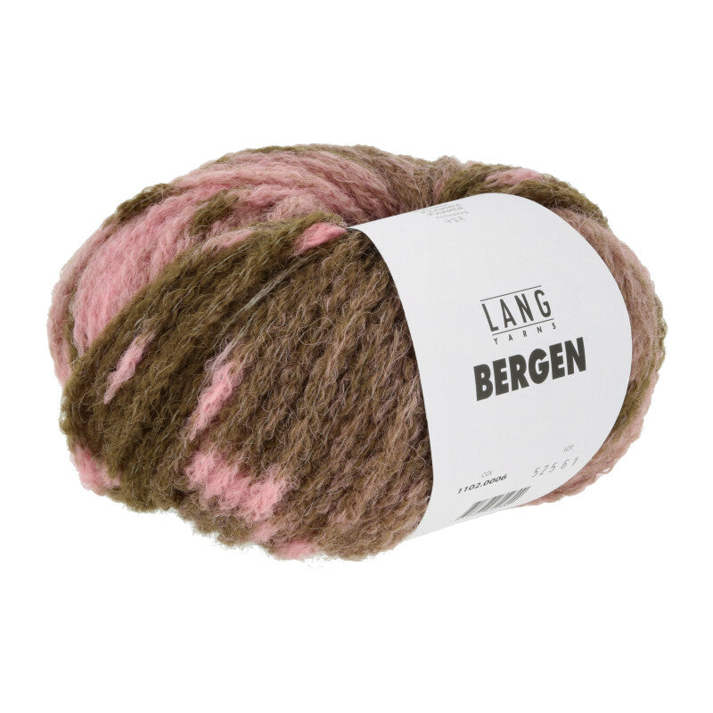 Lang Yarns Bergen in der Farbe braun rosa