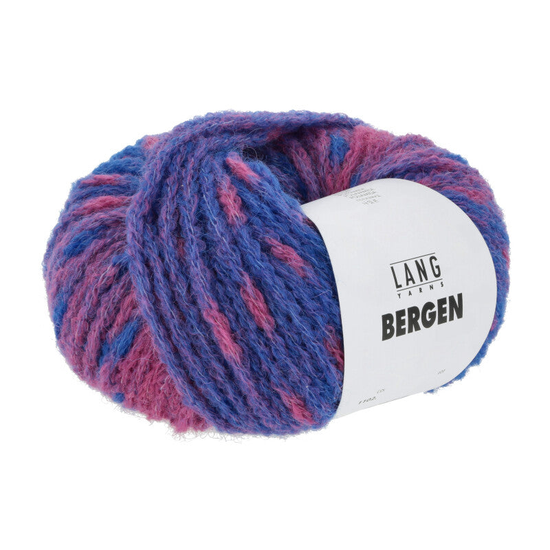 Lang Yarns Bergen in der Farbe blau pink