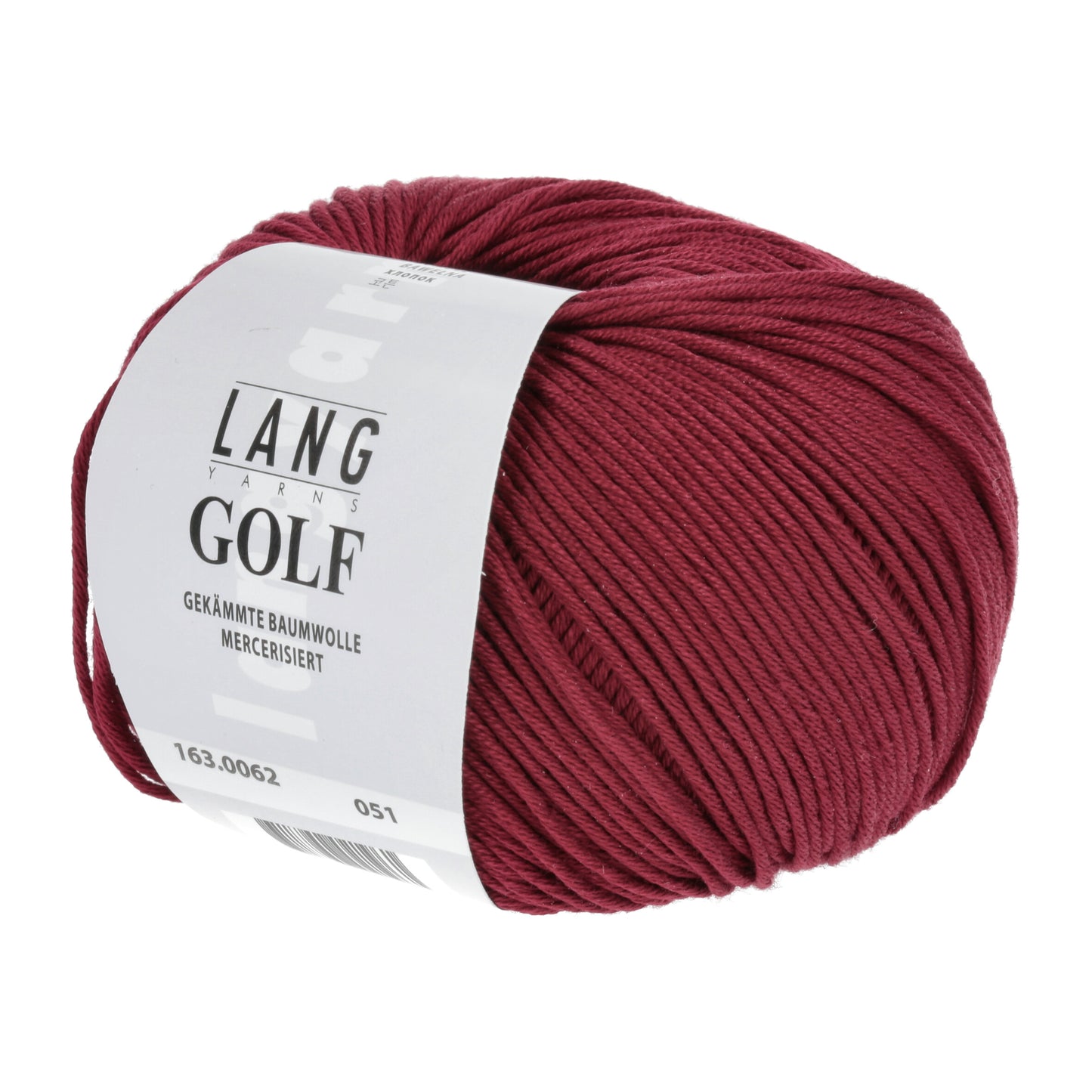 Lang Yarns Golf in der Farbe weinrot