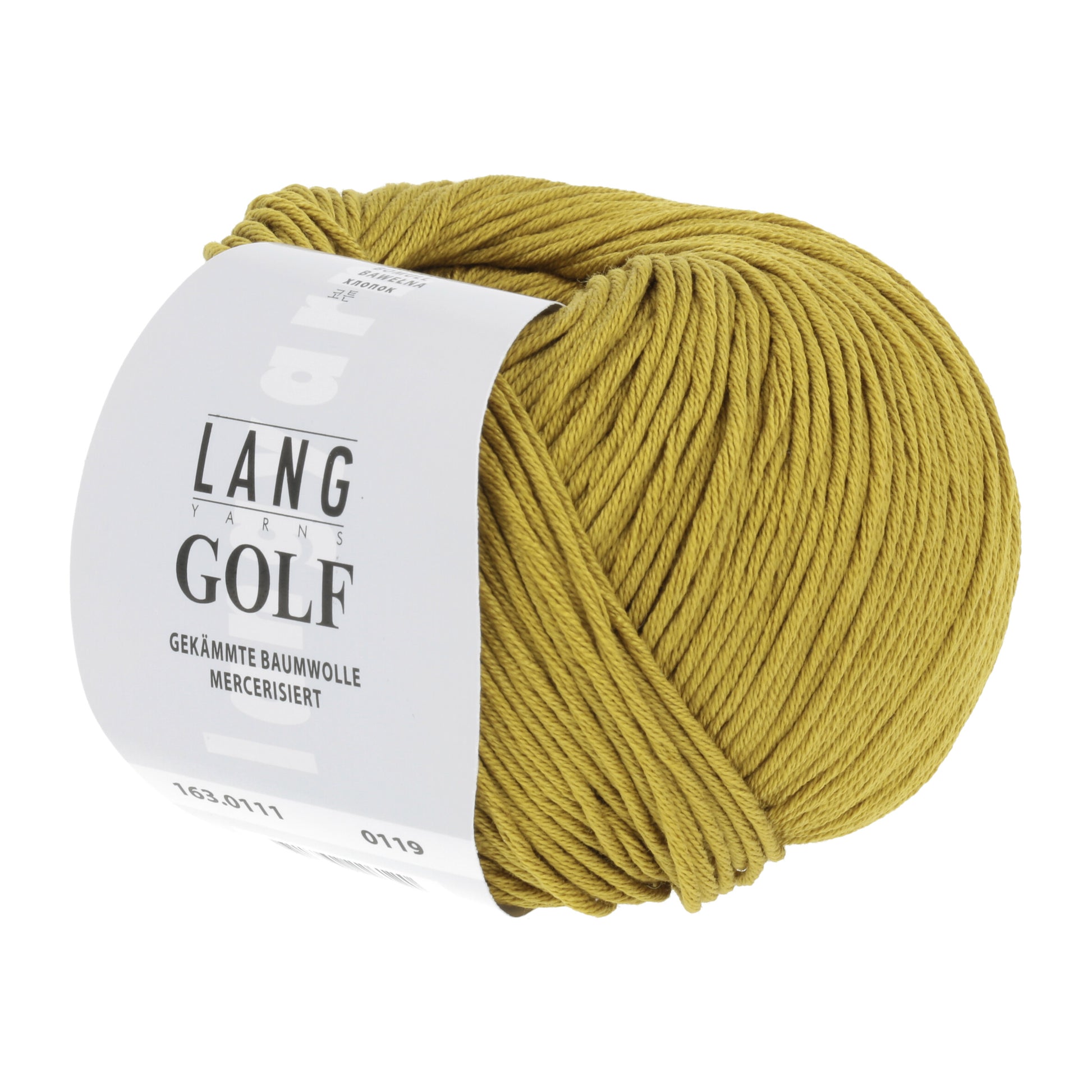 Lang Yarns Golf in der Farbe ocker