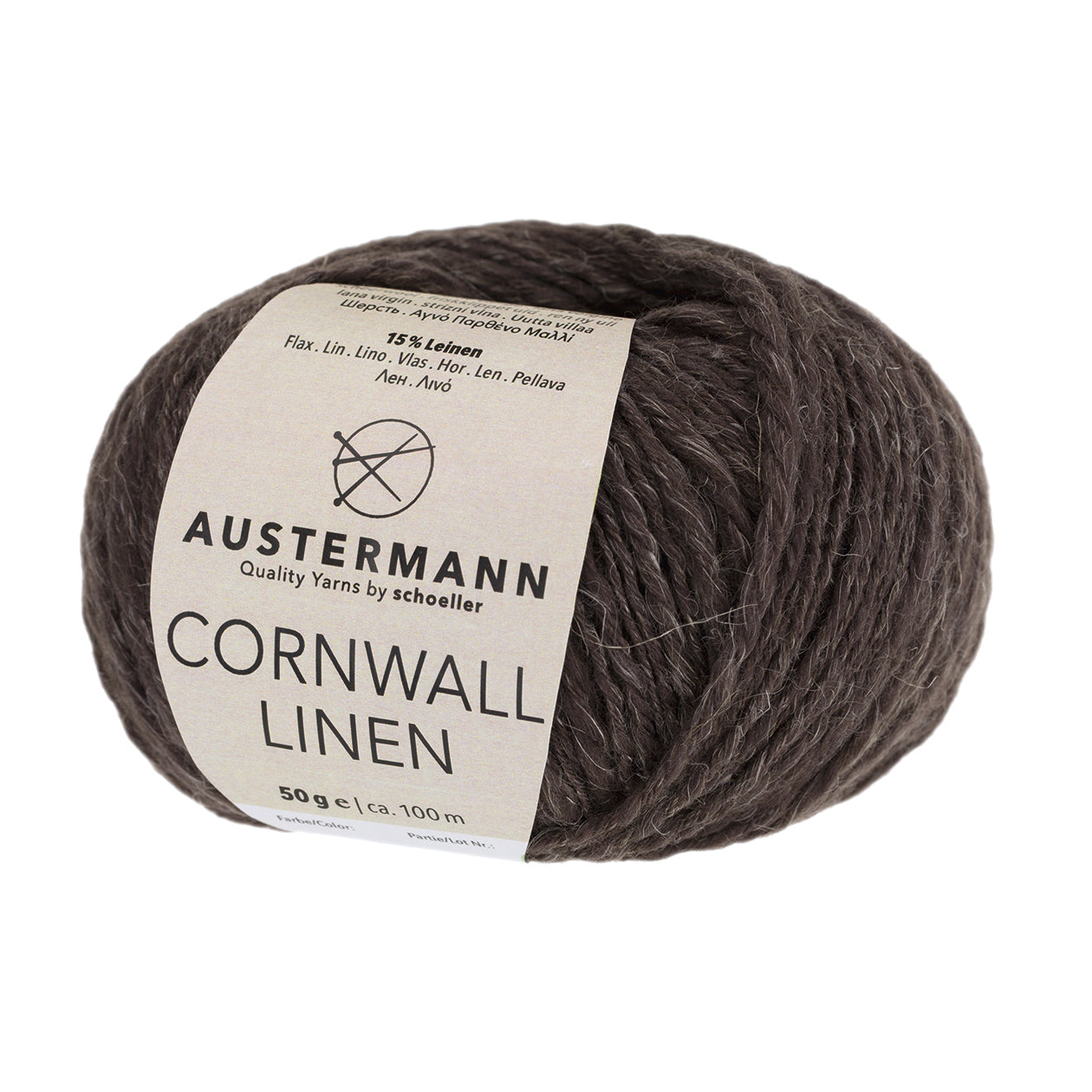 Austermann Cornwall Linen in der Farbe kaffee