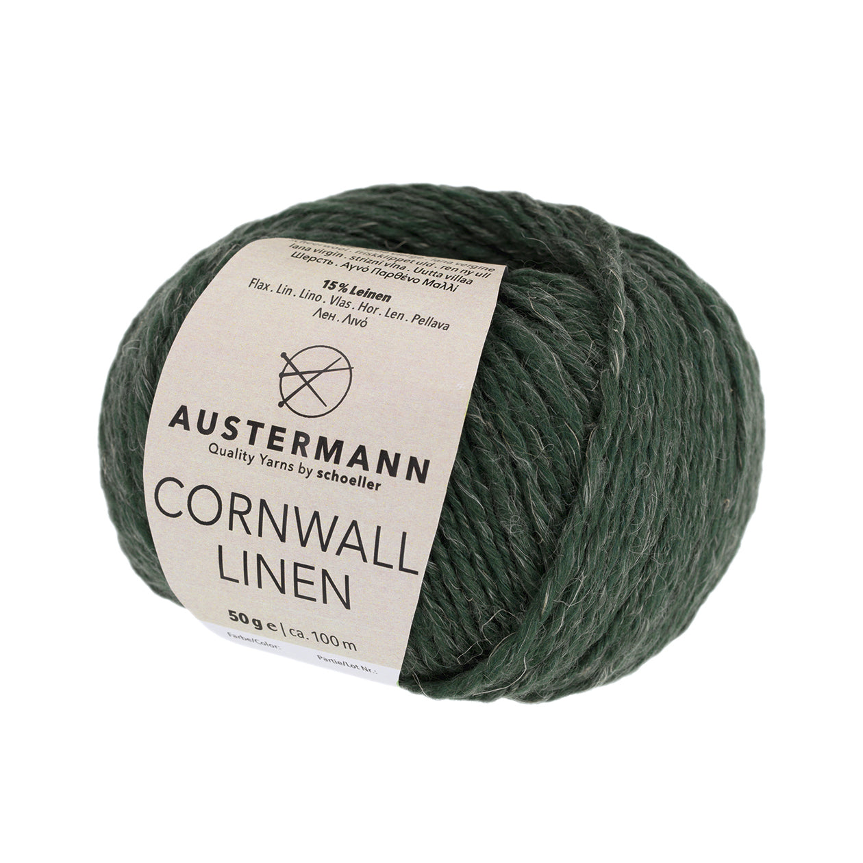 Austermann Cornwall Linen in der Farbe tanne