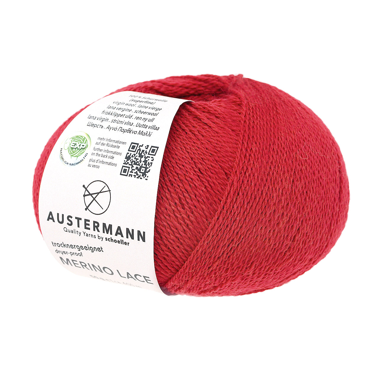 Austermann Merino Lace in der Farbe rubin