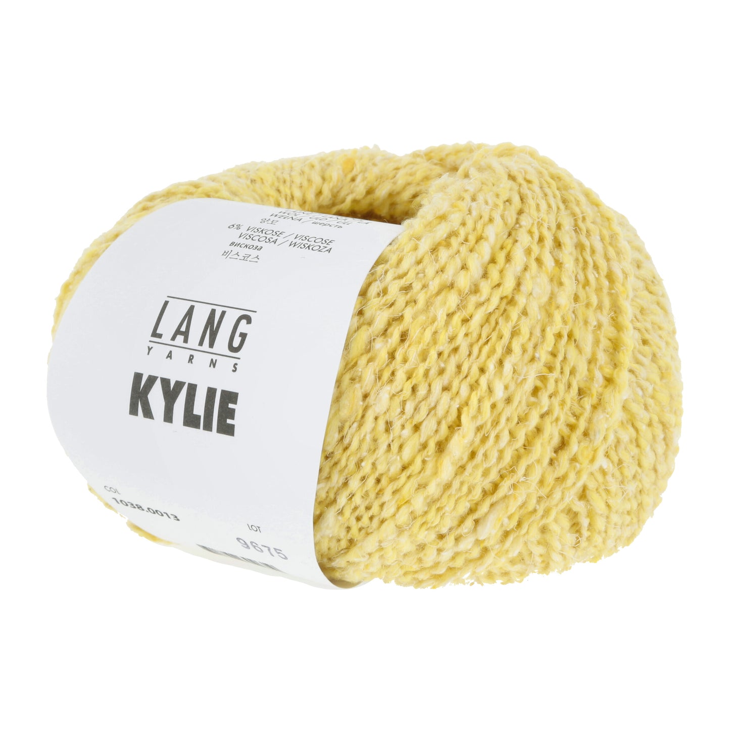 Ganzjahresgarn Lang Yarns Kylie in der Farbe gelb