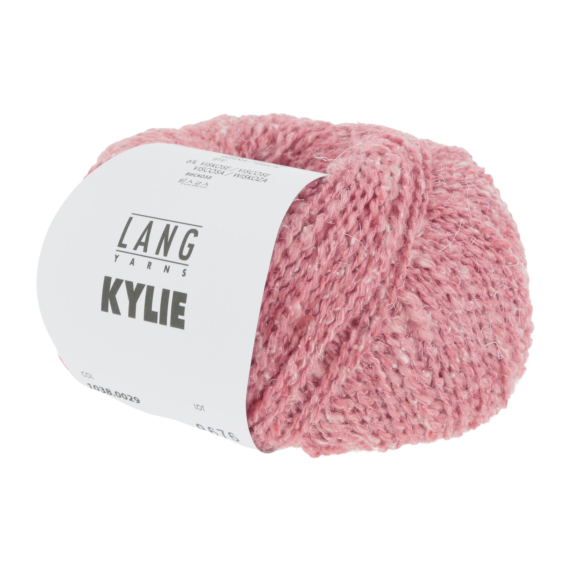 Ganzjahresgarn Lang Yarns Kylie in der Farbe melone