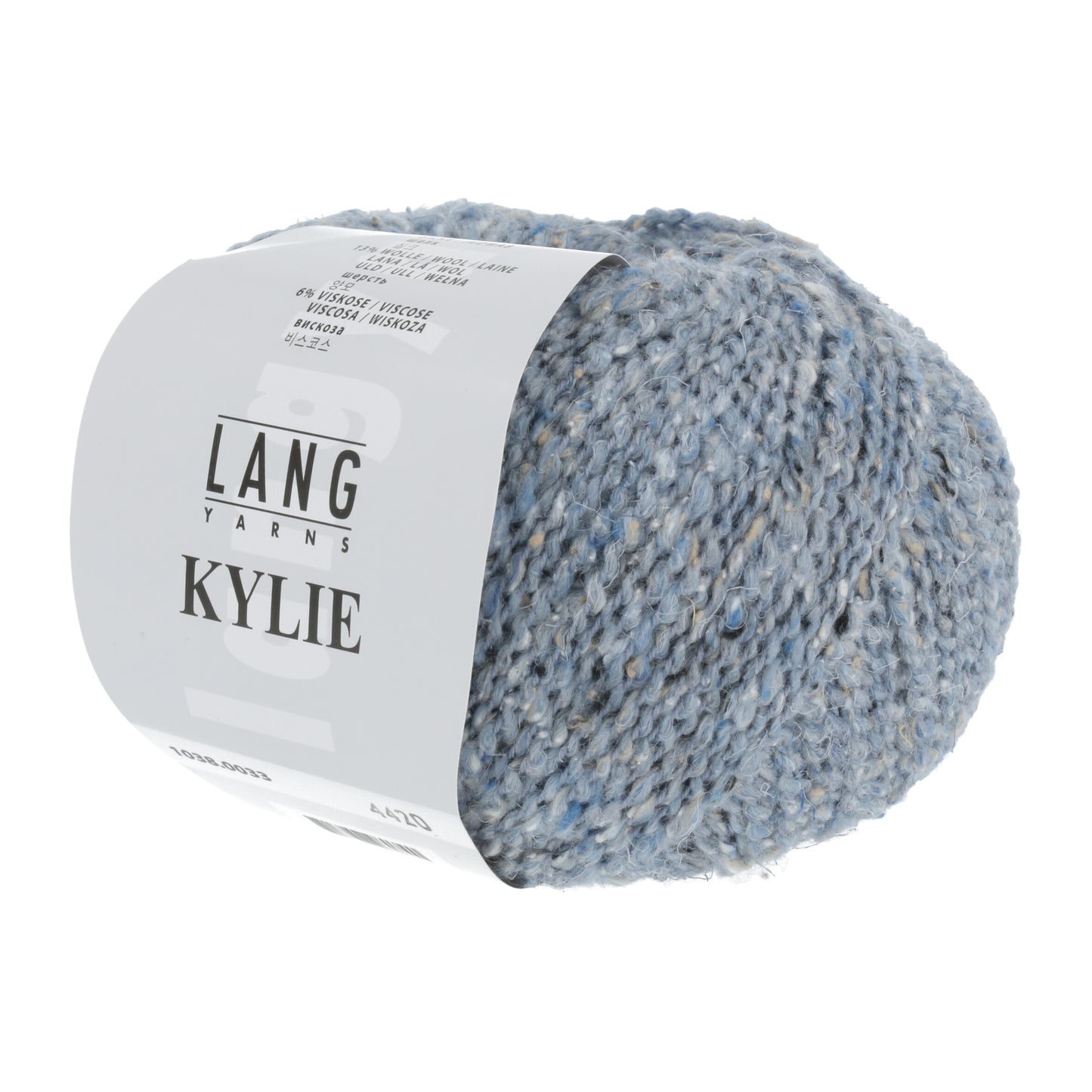 Ganzjahresgarn Lang Yarns Kylie in der Farbe hellblau