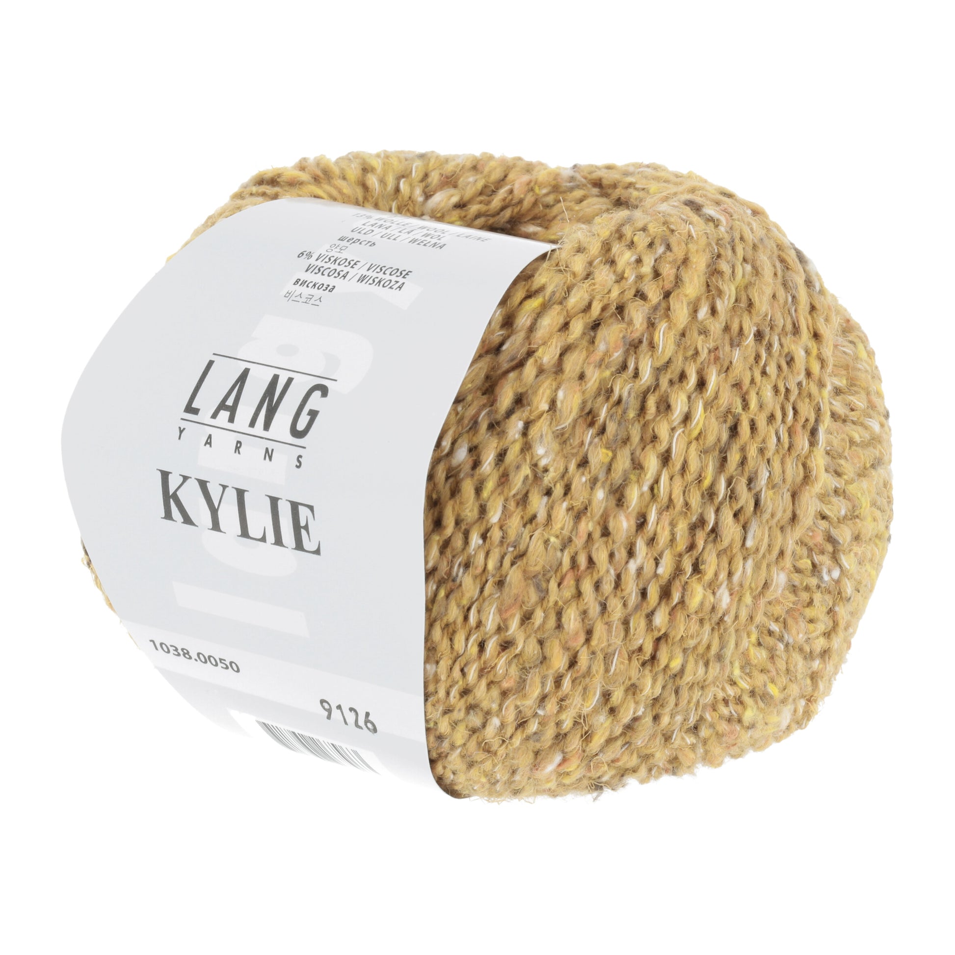 Ganzjahresgarn Lang Yarns Kylie in der Farbe gold