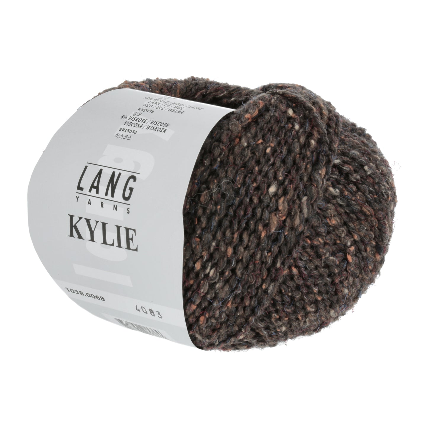 Ganzjahresgarn Lang Yarns Kylie in der Farbe braun