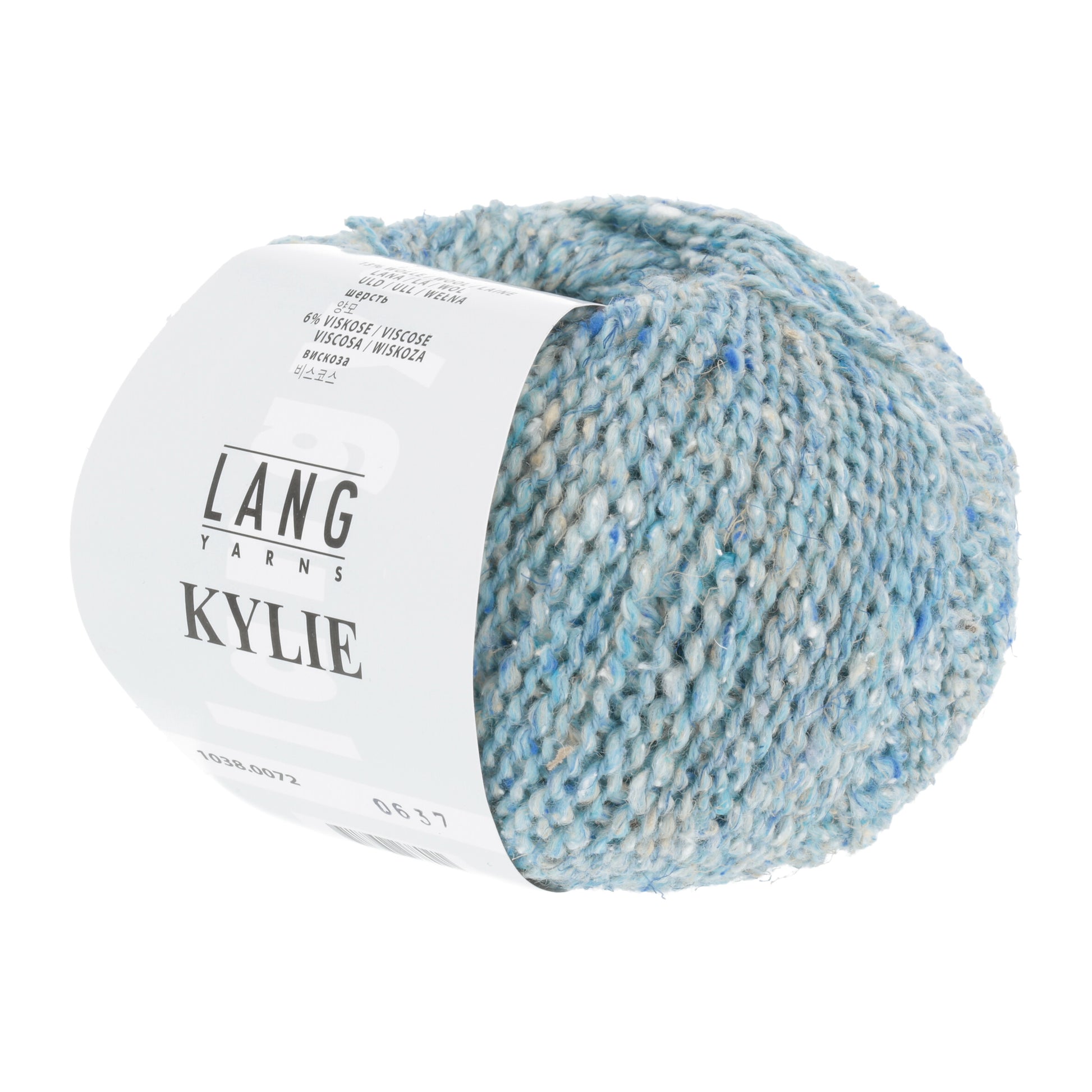 Ganzjahresgarn Lang Yarns Kylie in der Farbe aqua