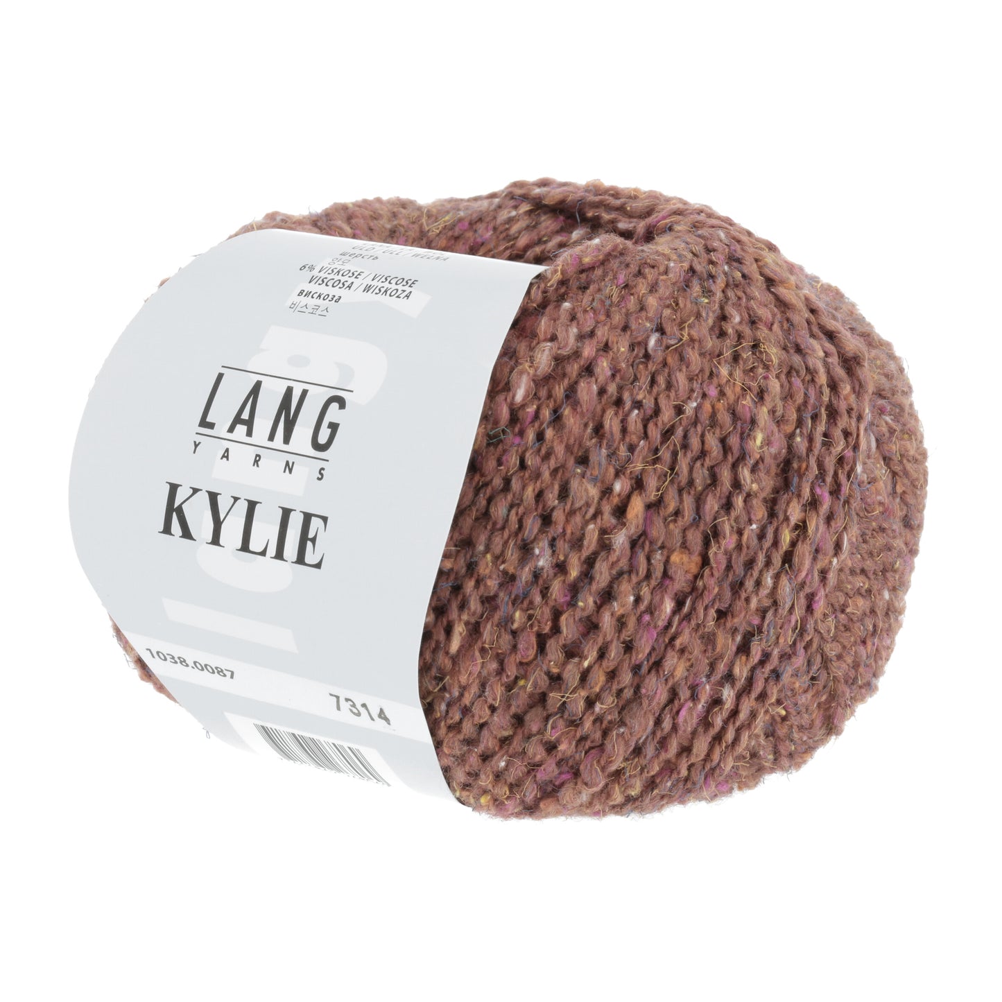 Ganzjahresgarn Lang Yarns Kylie in der Farbe rosenholz