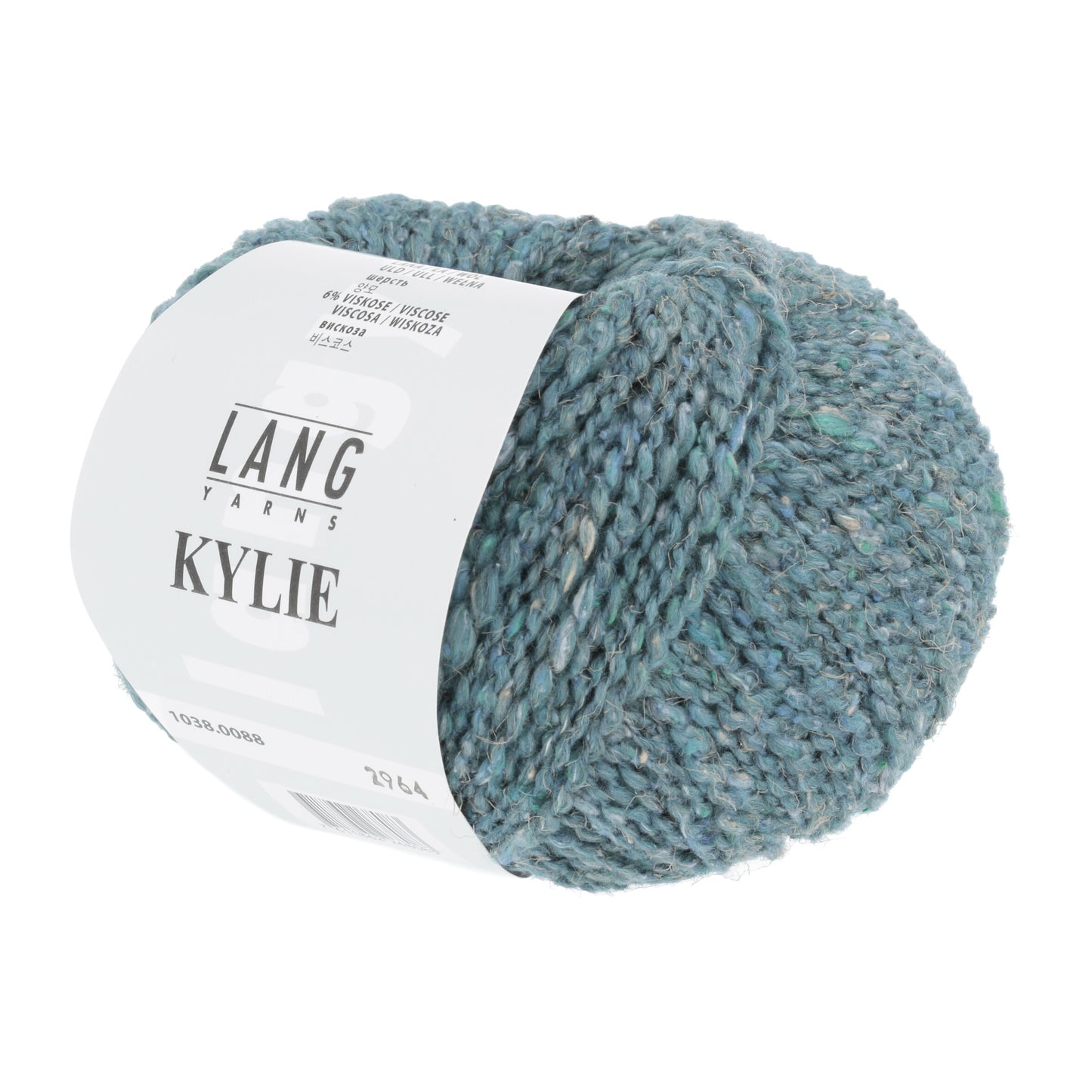 Ganzjahresgarn Lang Yarns Kylie in der Farbe petrol