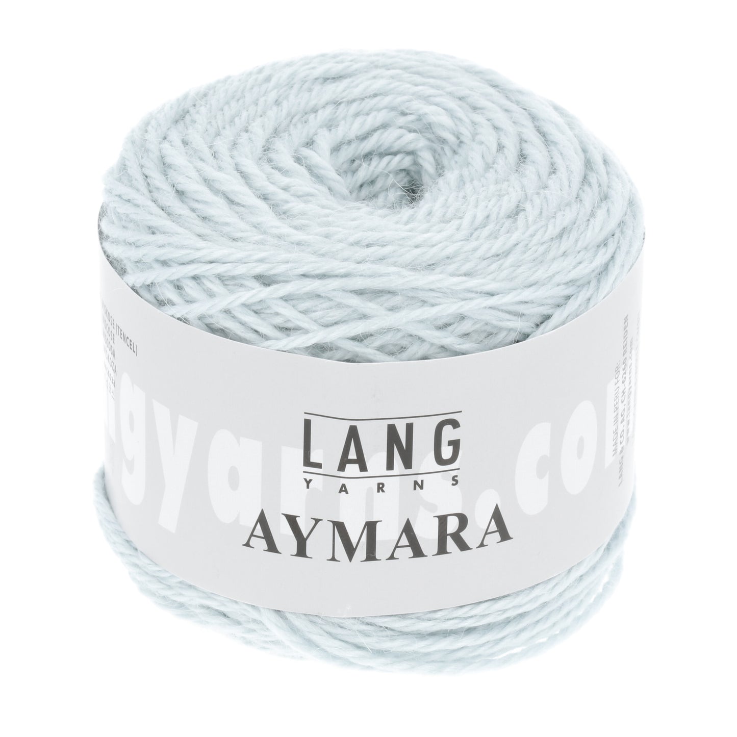 Wintergarn Lang Yarns Aymara n der Farbe hellblau