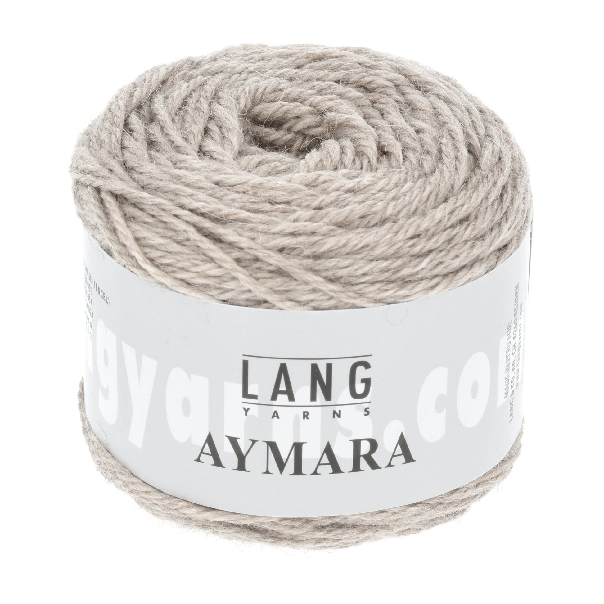 Wintergarn Lang Yarns Aymara n der Farbe beige mélange