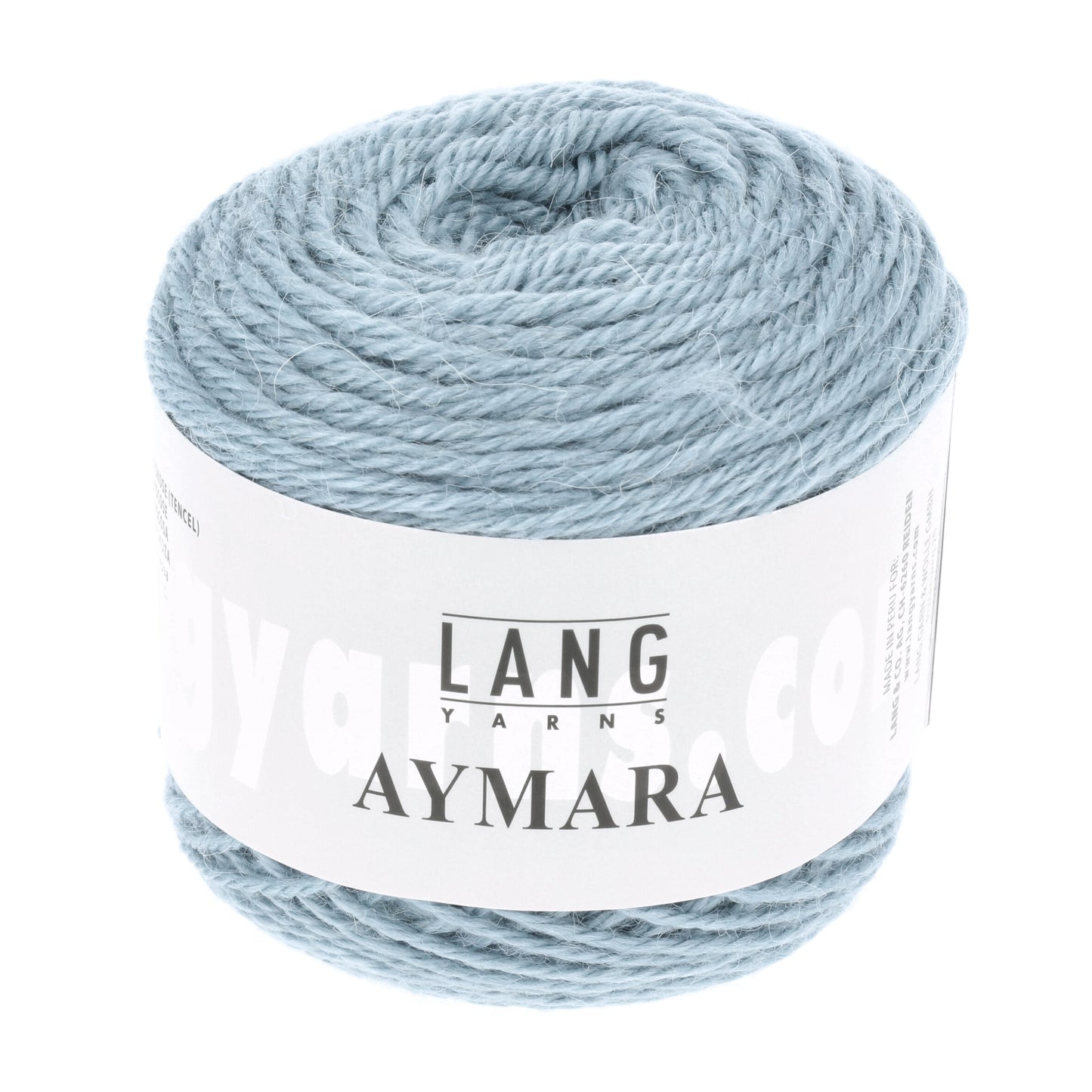 Wintergarn Lang Yarns Aymara n der Farbe jeans hell