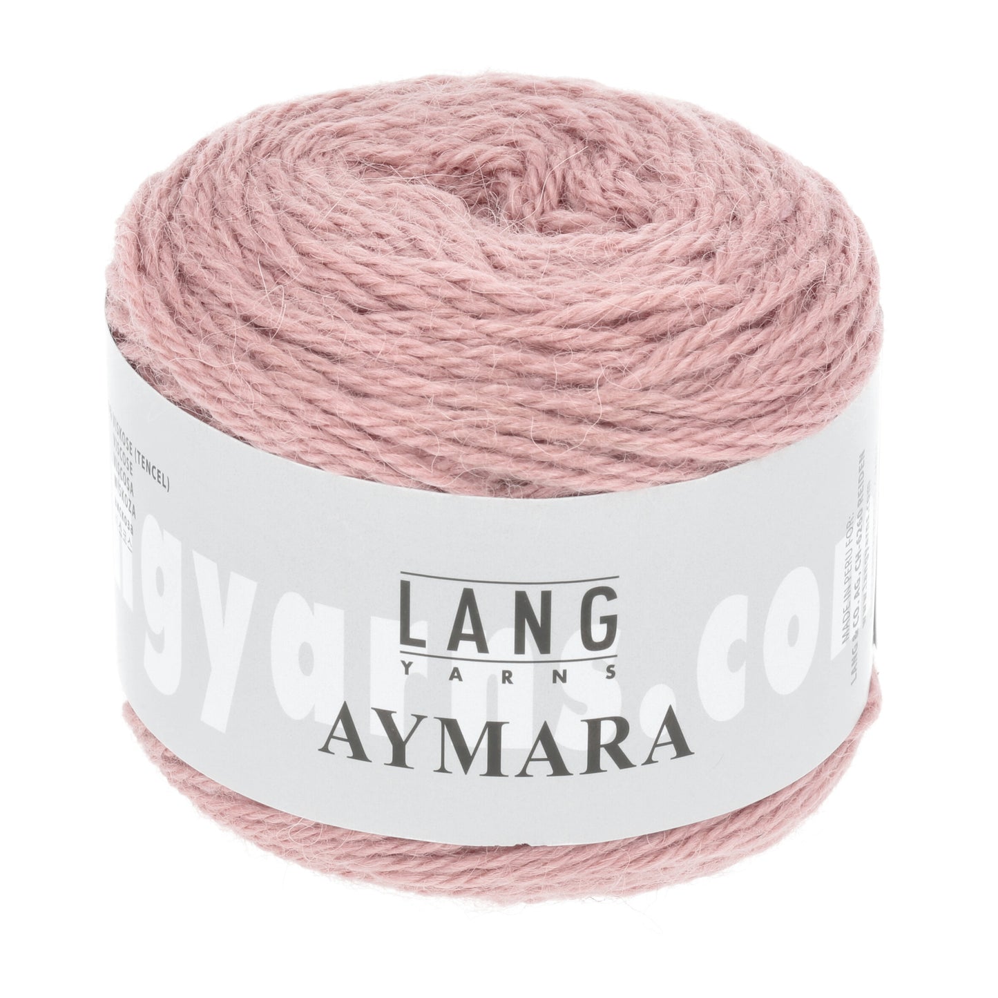 Wintergarn Lang Yarns Aymara n der Farbe altrosa