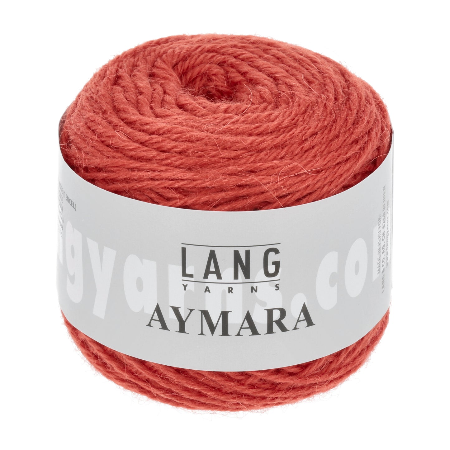 Wintergarn Lang Yarns Aymara n der Farbe rot