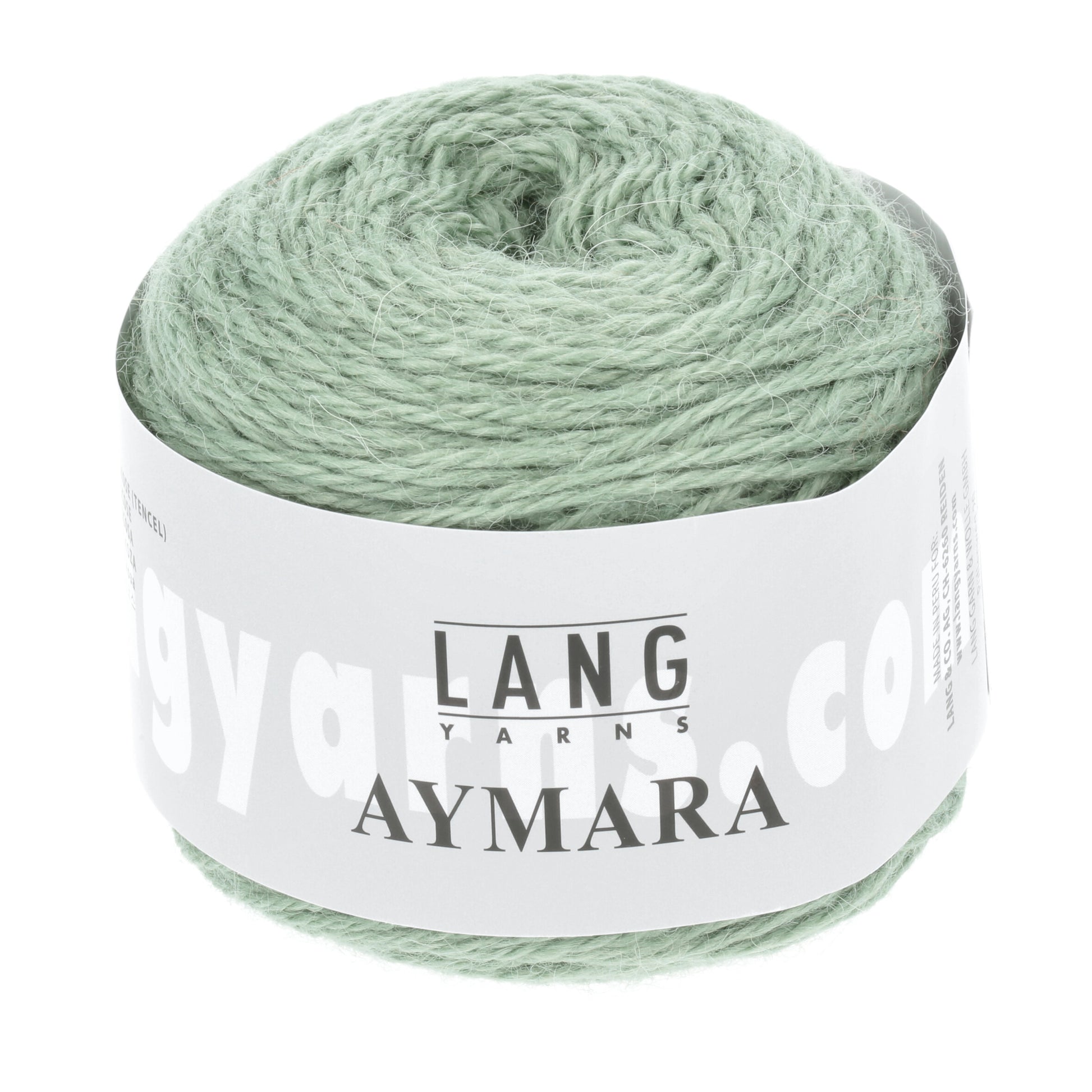 Wintergarn Lang Yarns Aymara n der Farbe salbei