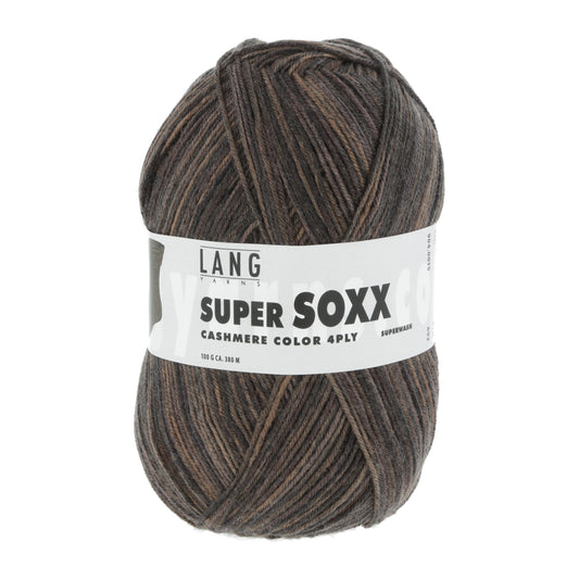 Lang Yans Super Soxx Cashmere in der Farbe braun