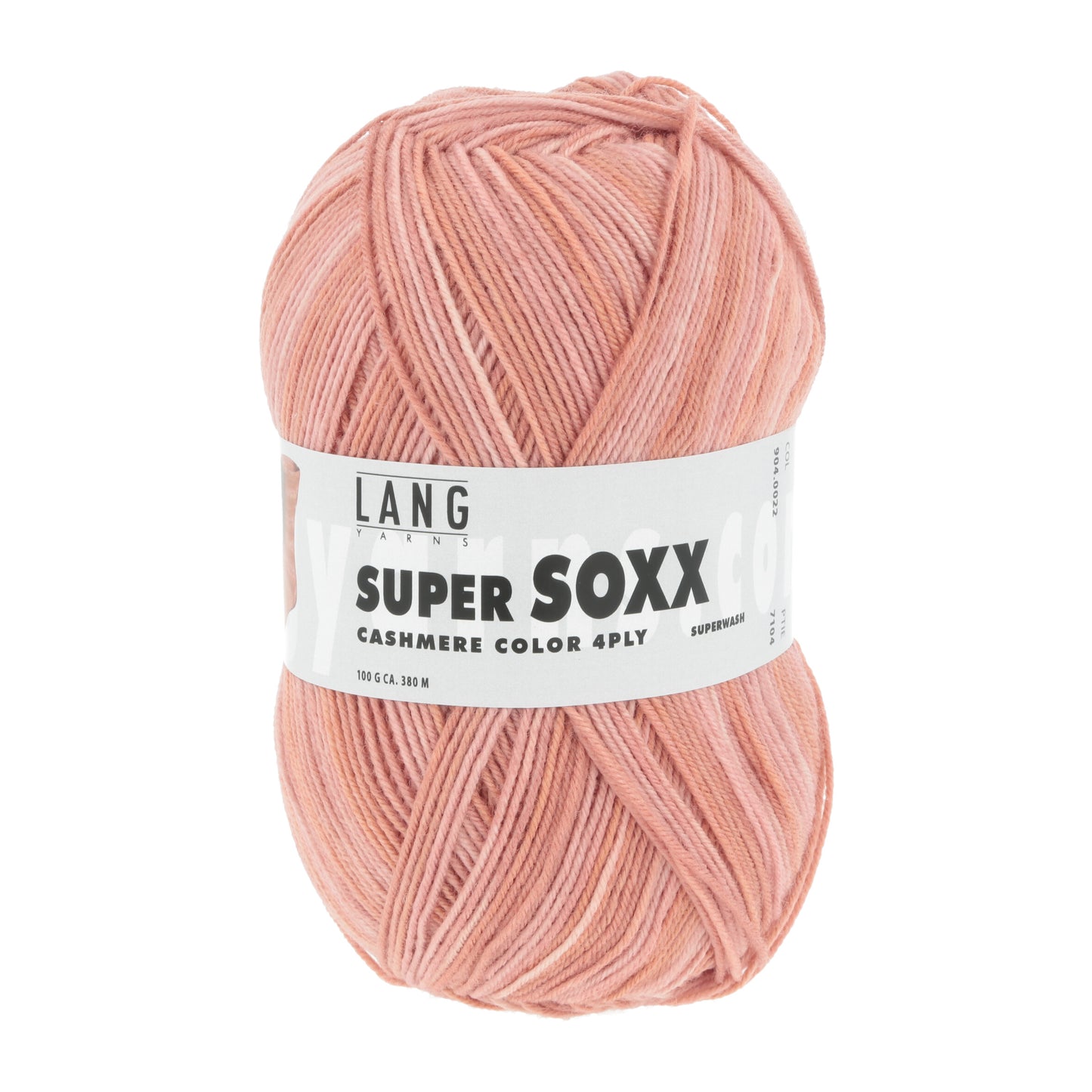 Lang Yans Super Soxx Cashmere in der Farbe melone