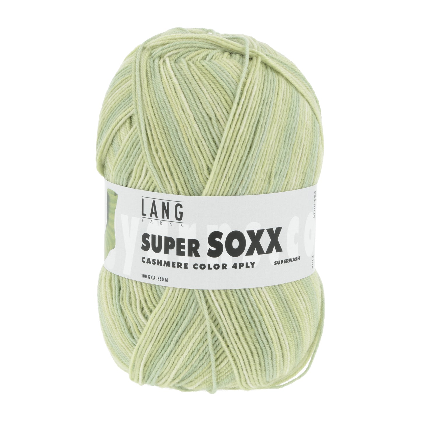 Lang Yans Super Soxx Cashmere in der Farbe hellgrün