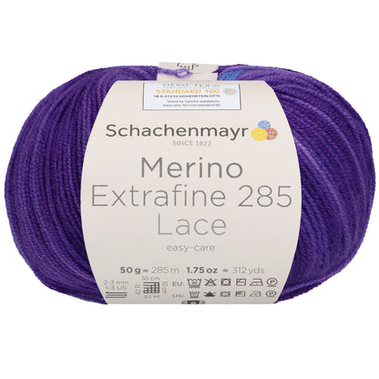 Ganzjahresgarn Merino 285 in der Farbe ultraviolett