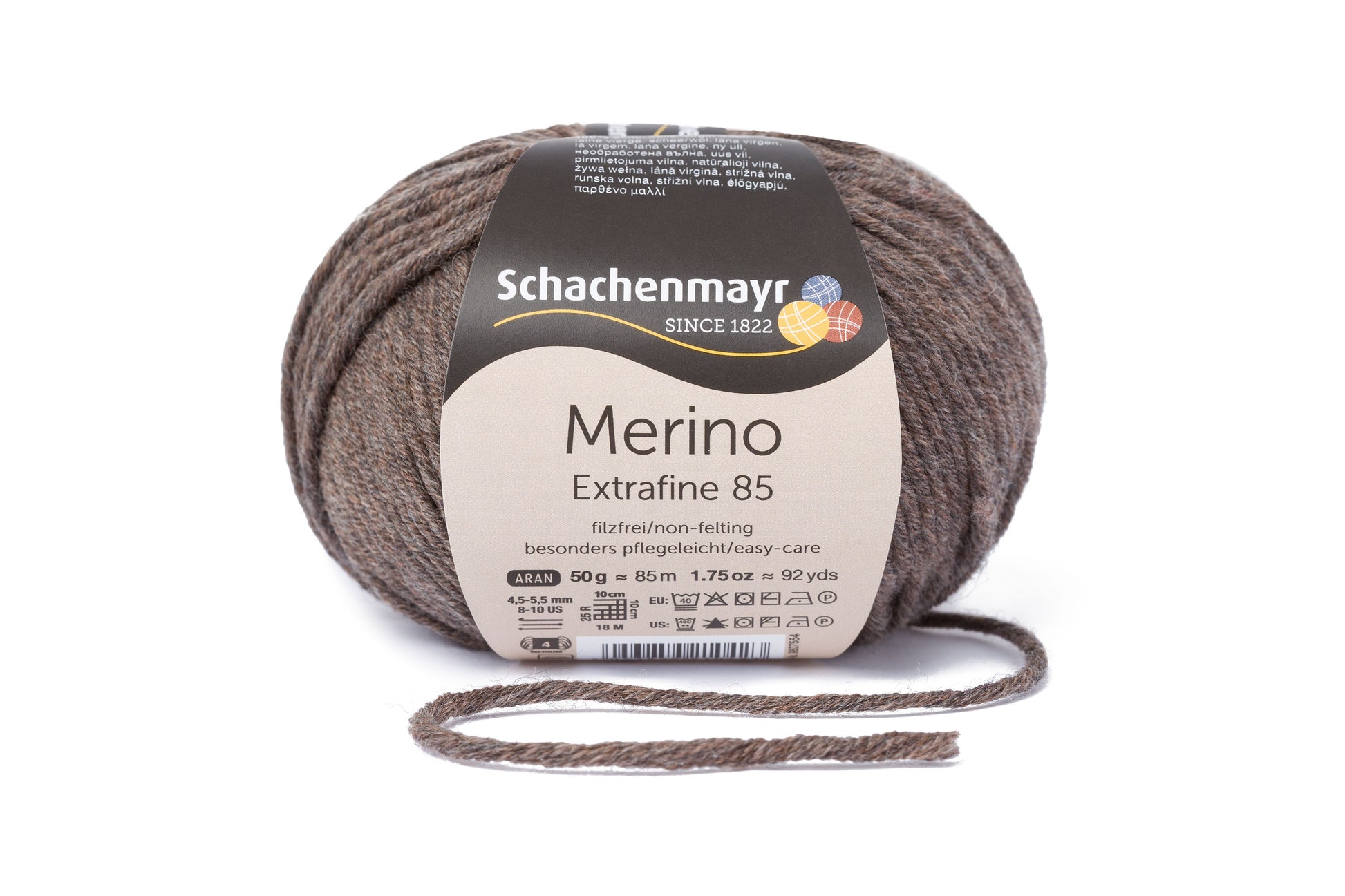 Wintergarn Merino 85 in der Farbe holz meliert