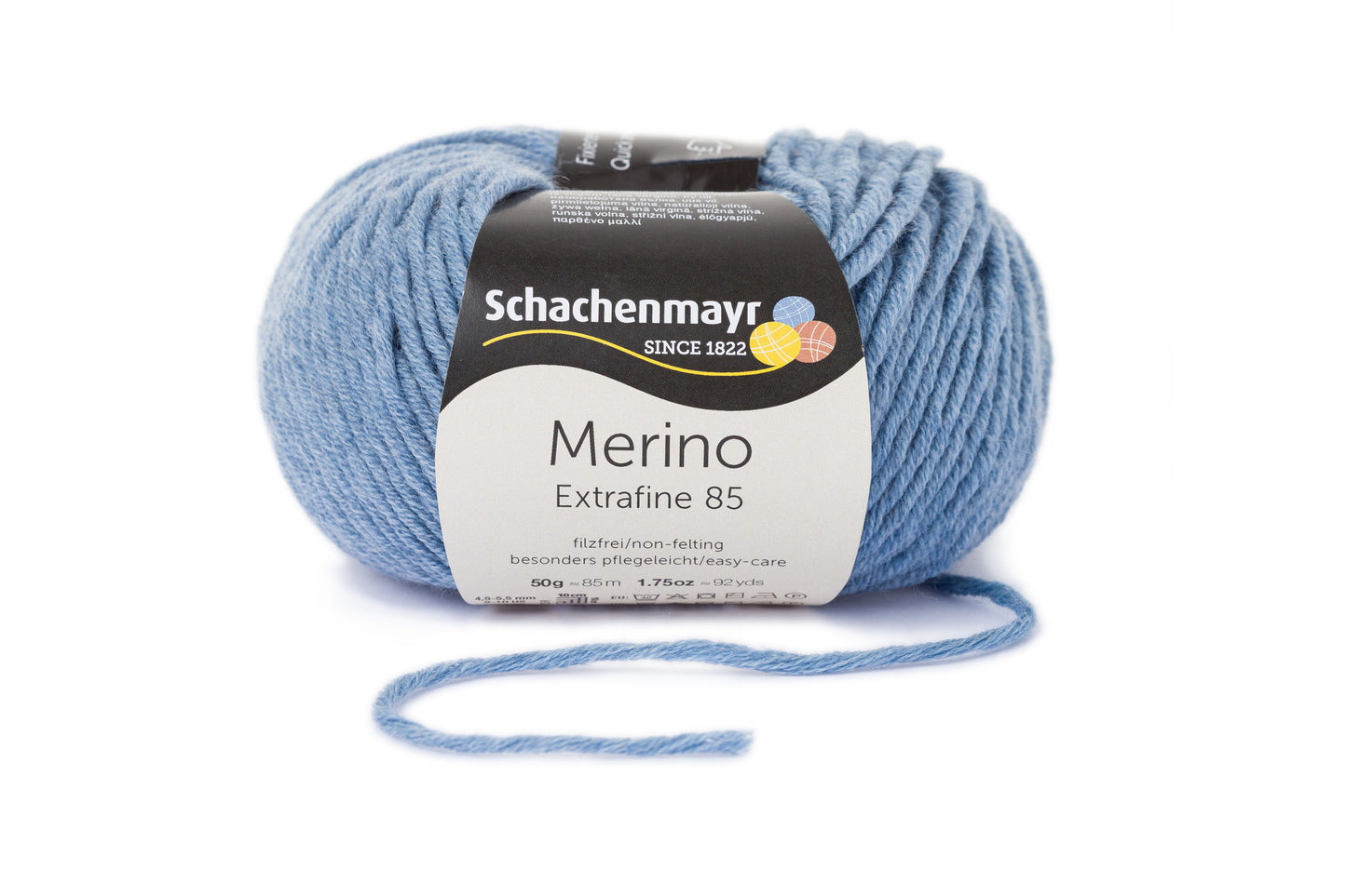 Wintergarn Merino 85 in der Farbe wolke meliert