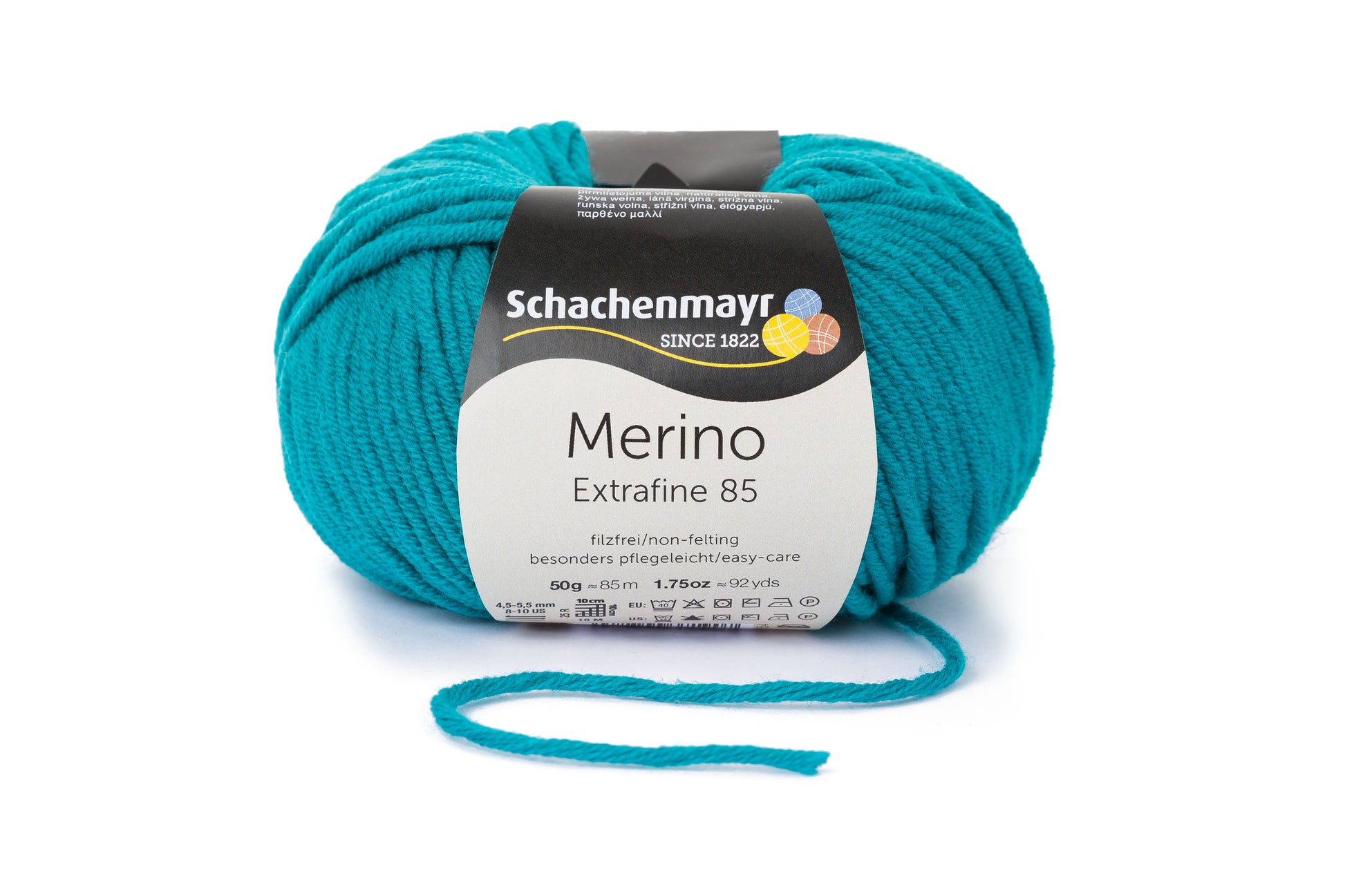 Wintergarn Merino 85 in der Farbe smaragd