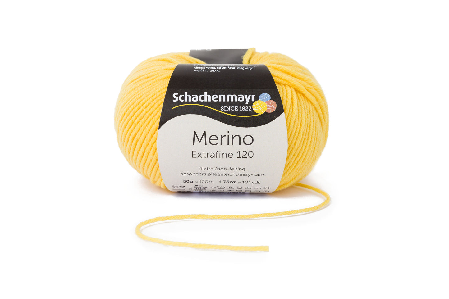 Ganzjahresgarn Merino 120 in der Farbe Sonne