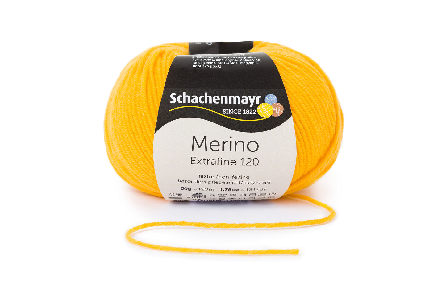 Ganzjahresgarn Merino 120 in der Farbe Maracuja