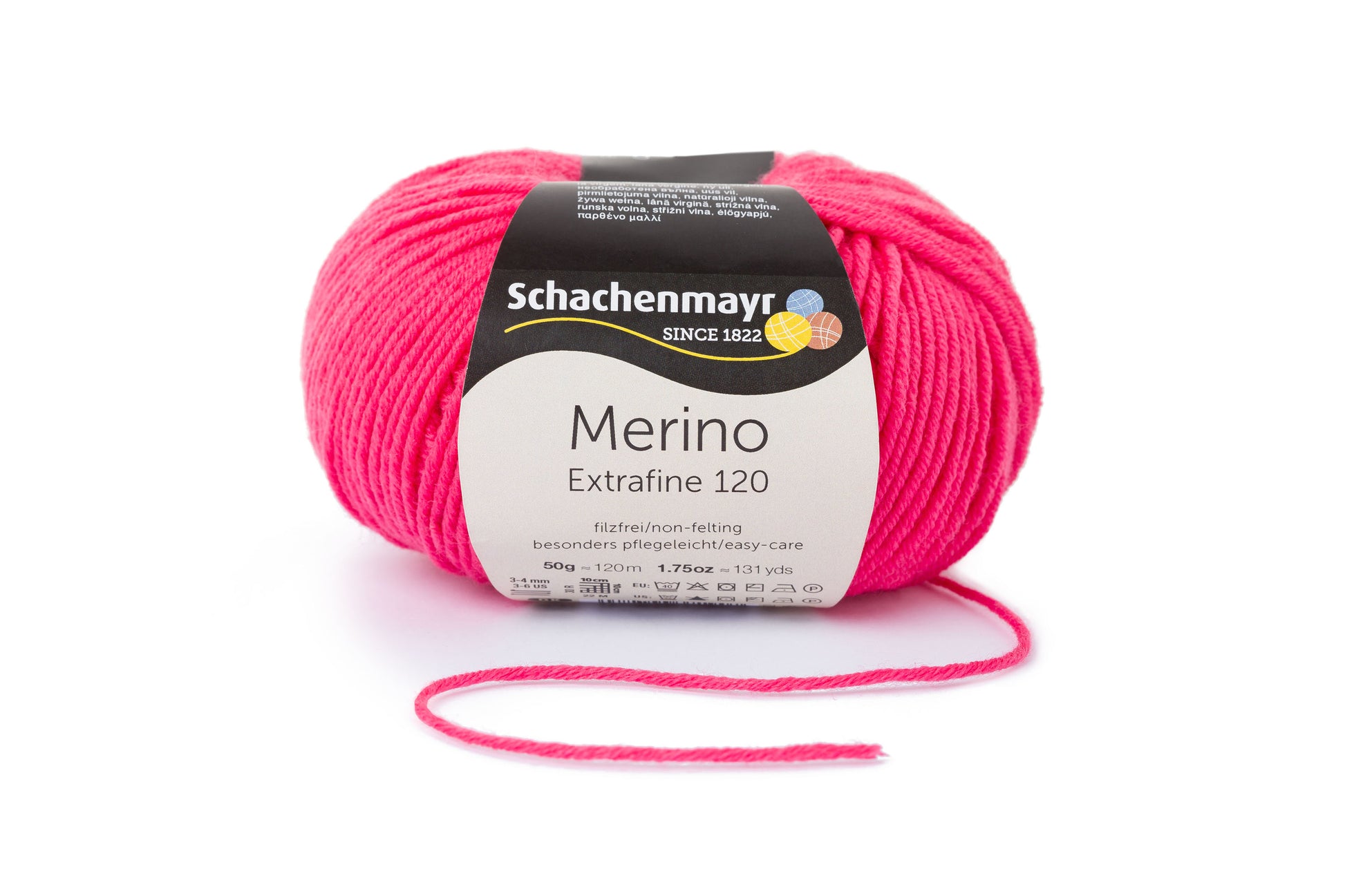 Ganzjahresgarn Merino 120 in der Farbe Azalee