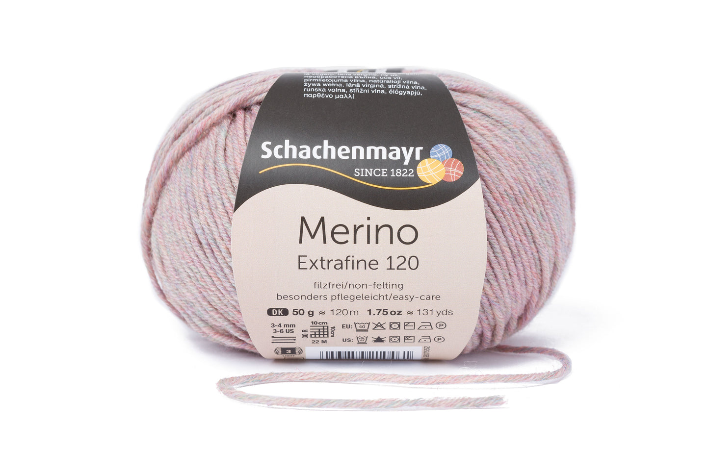 Ganzjahresgarn Merino 120 in der Farbe Daydream-meliert