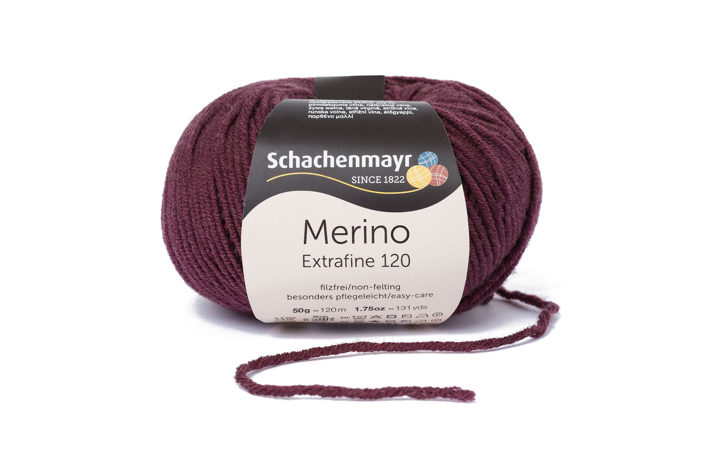 Ganzjahresgarn Merino 120 in der Farbe Feige