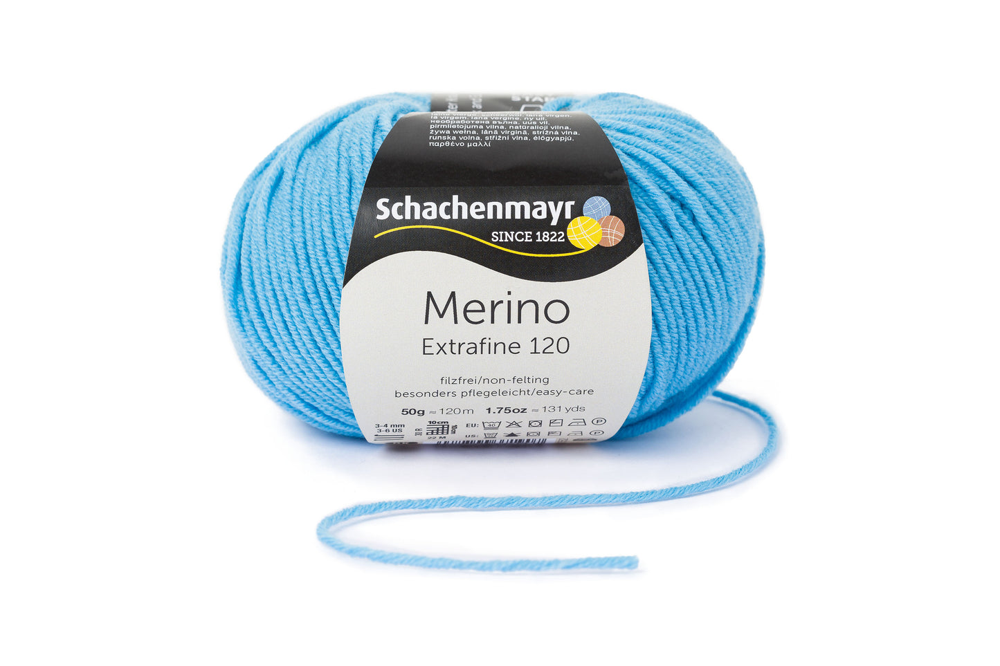 Ganzjahresgarn Merino 120 in der Farbe Pool