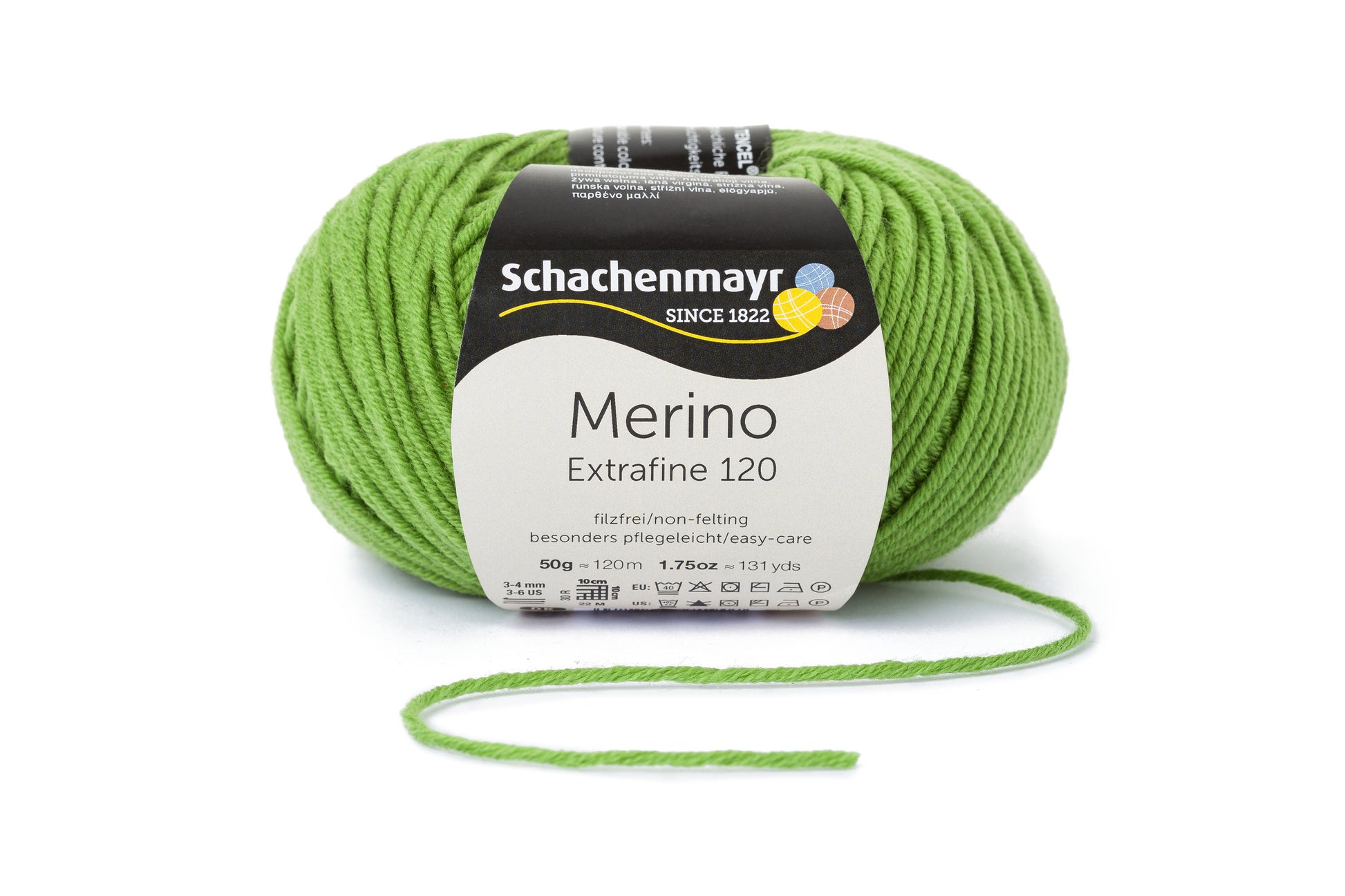 Ganzjahresgarn Merino 120 in der Farbe Apfel