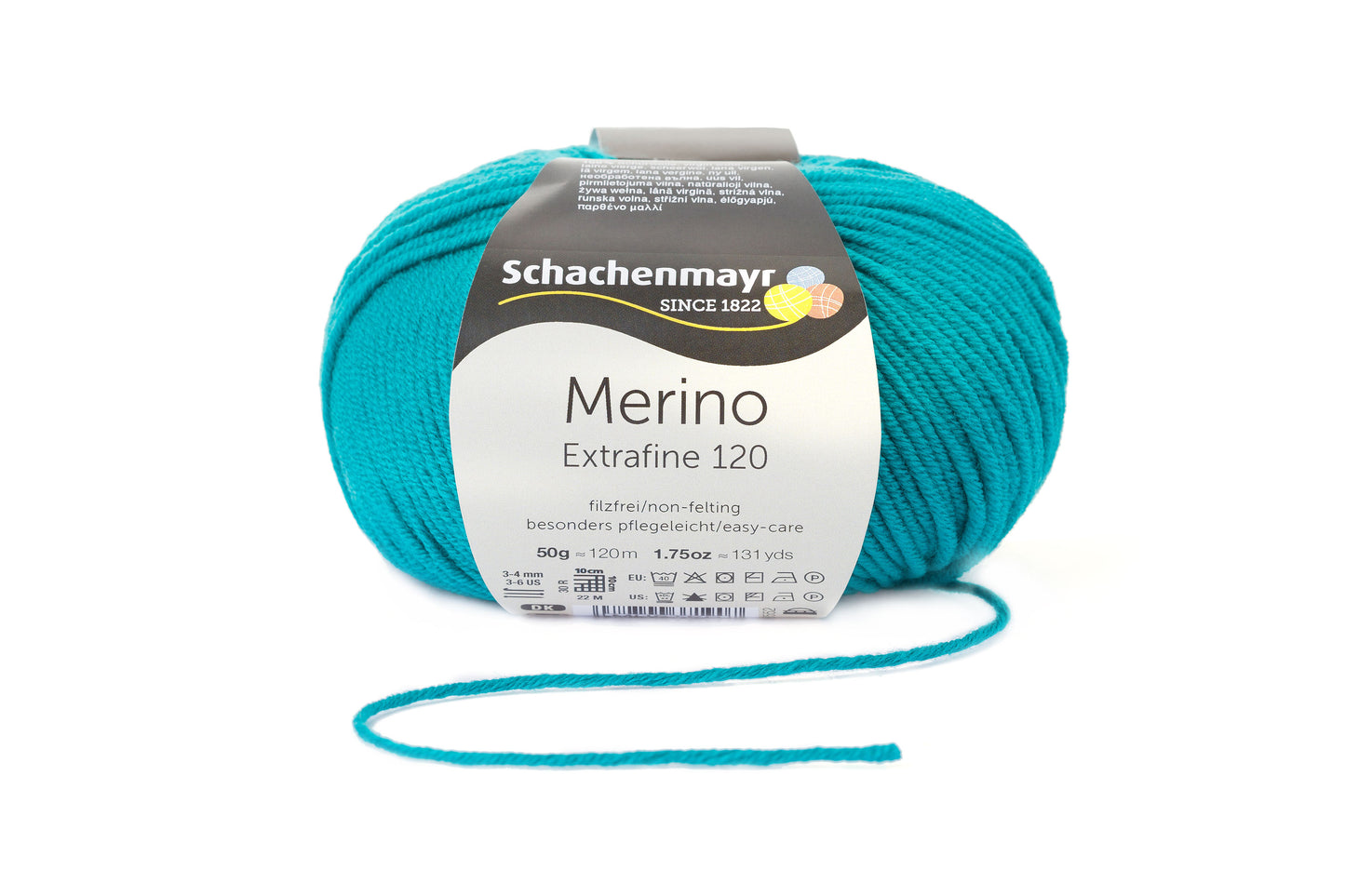 Ganzjahresgarn Merino 120 in der Farbe Smaragd