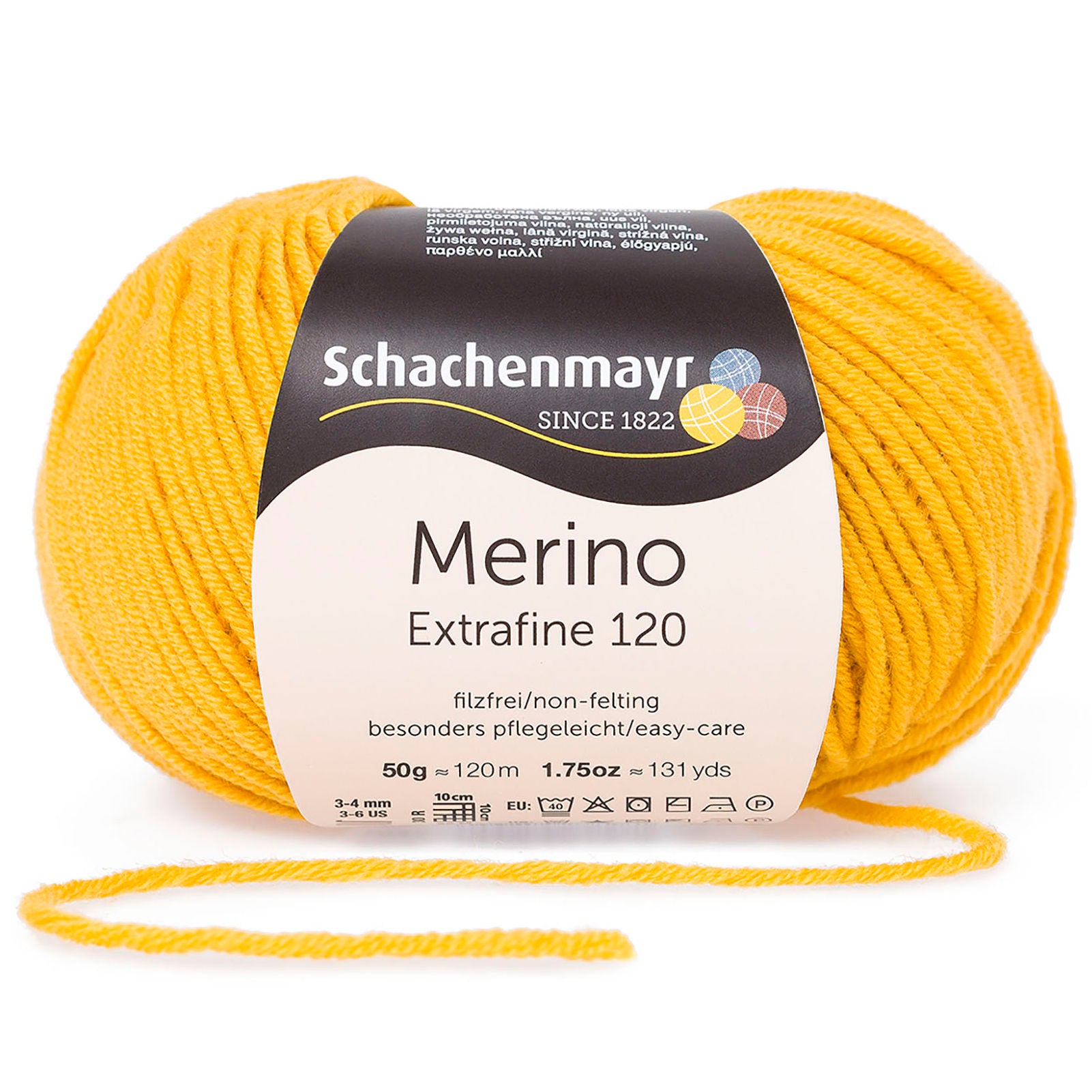 Ganzjahresgarn Merino 120 in der Farbe Honig