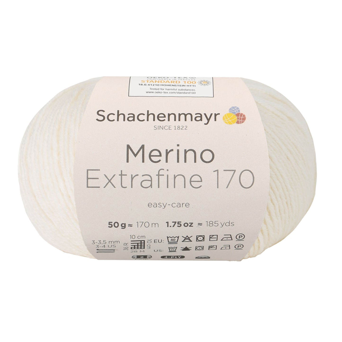 Ganzjahresgarn Merino 170 in der Farbe natur