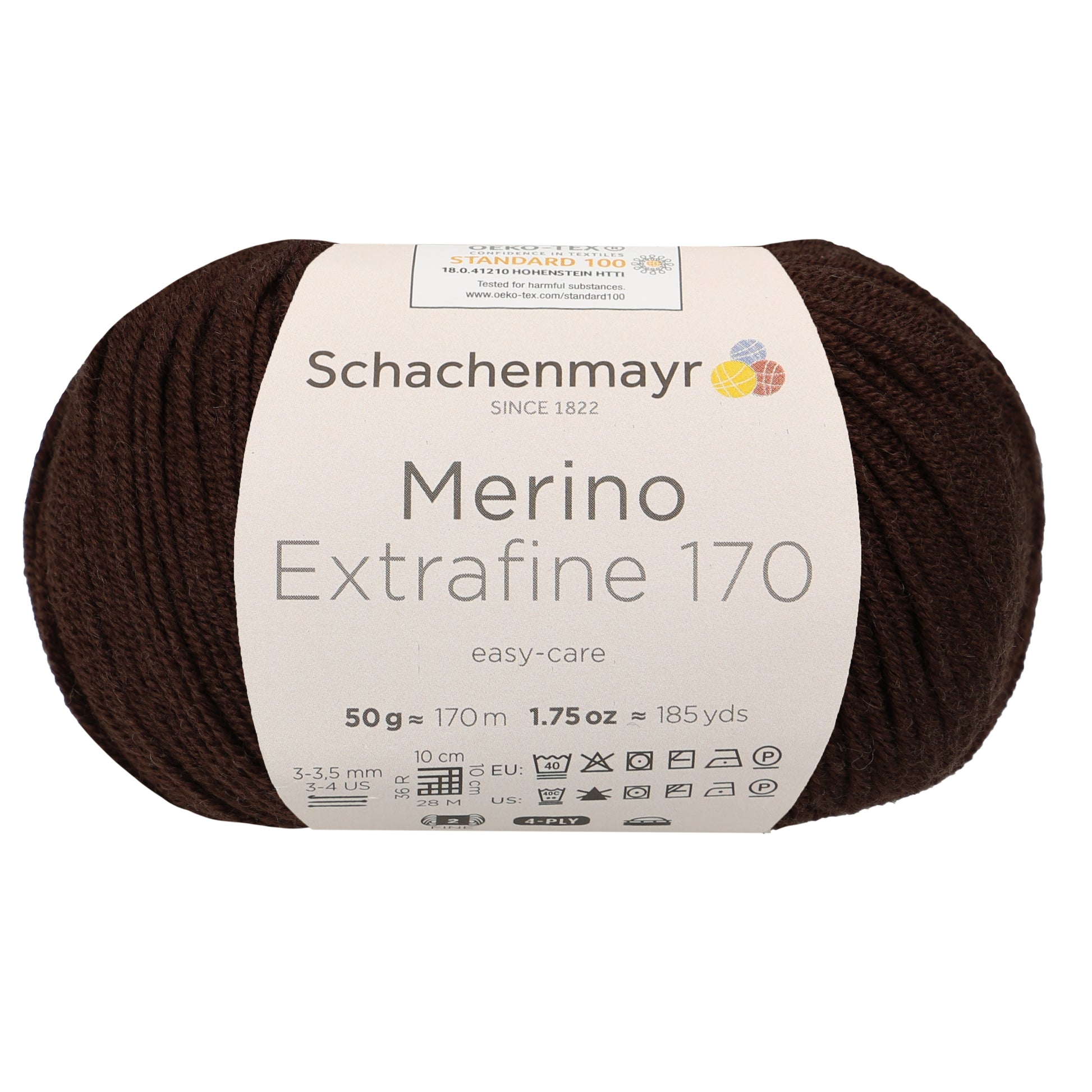 Ganzjahresgarn Merino 170 in der Farbe mocca