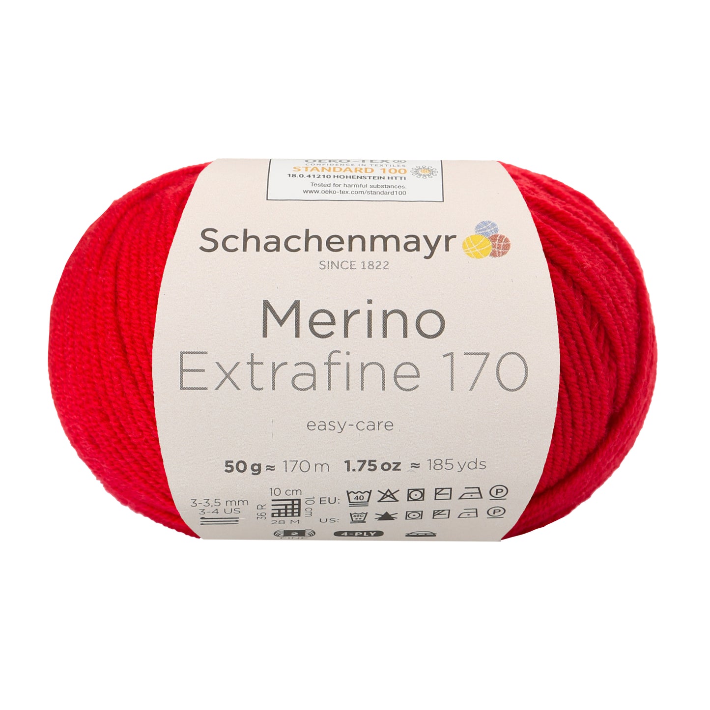 Ganzjahresgarn Merino 170 in der Farbe kirsche