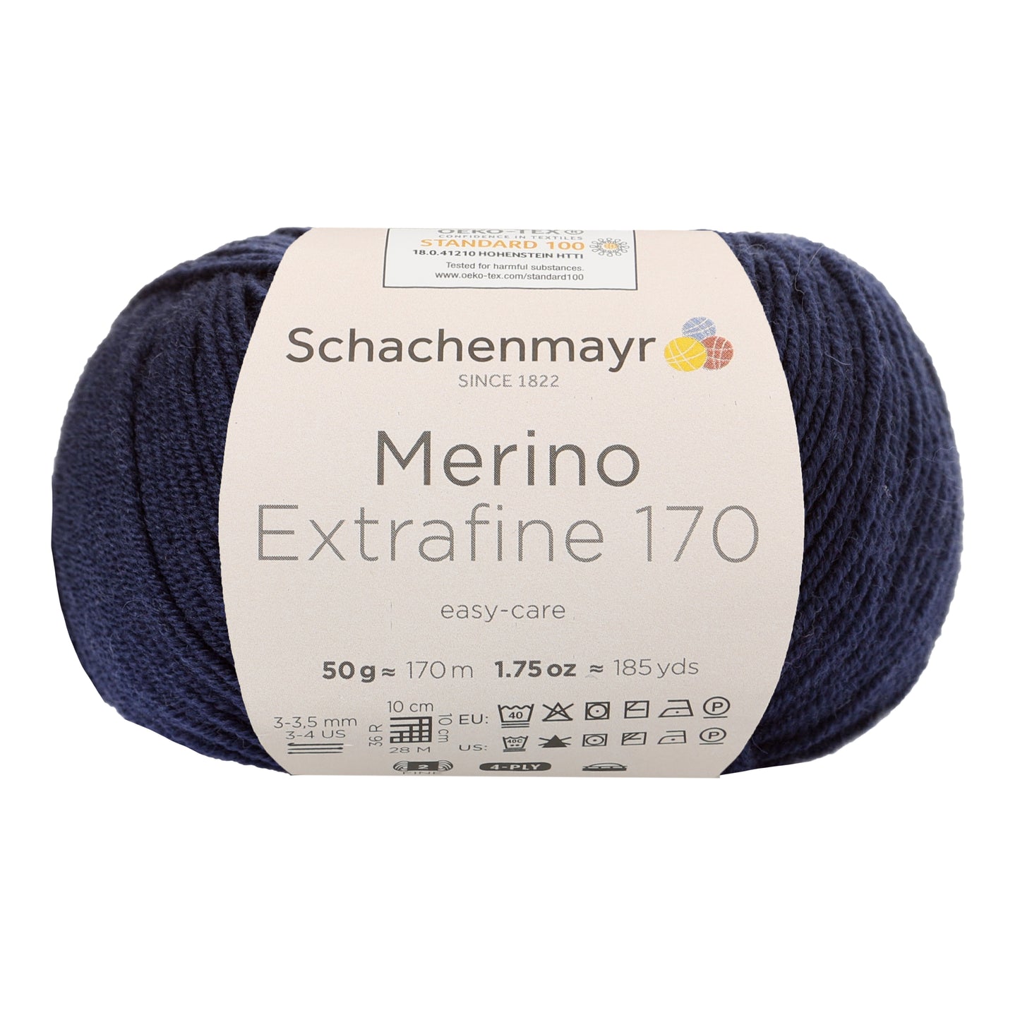 Ganzjahresgarn Merino 170 in der Farbe marine