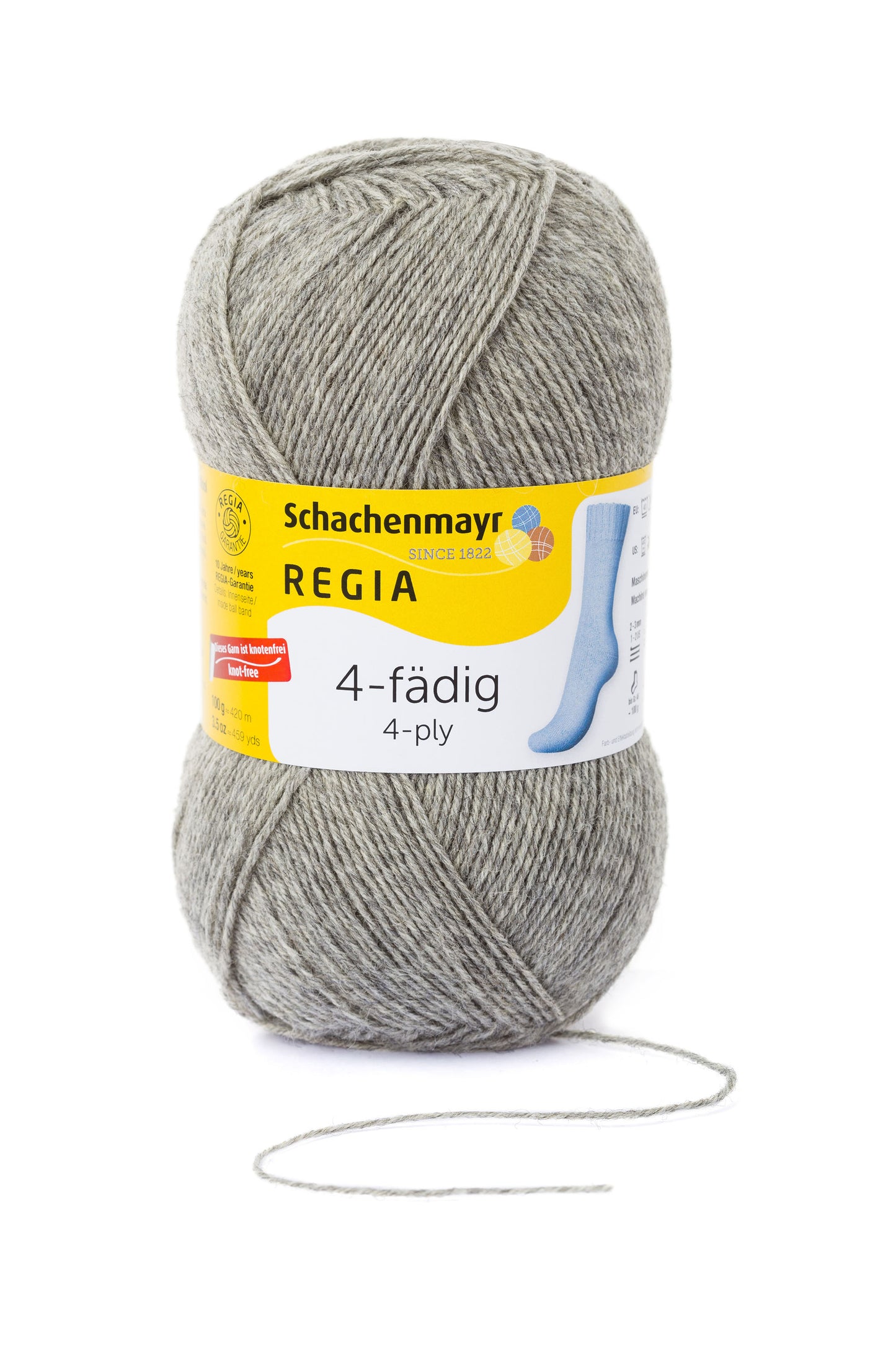 Sockengarn "Regia" in der Farbe Flanell-meliert