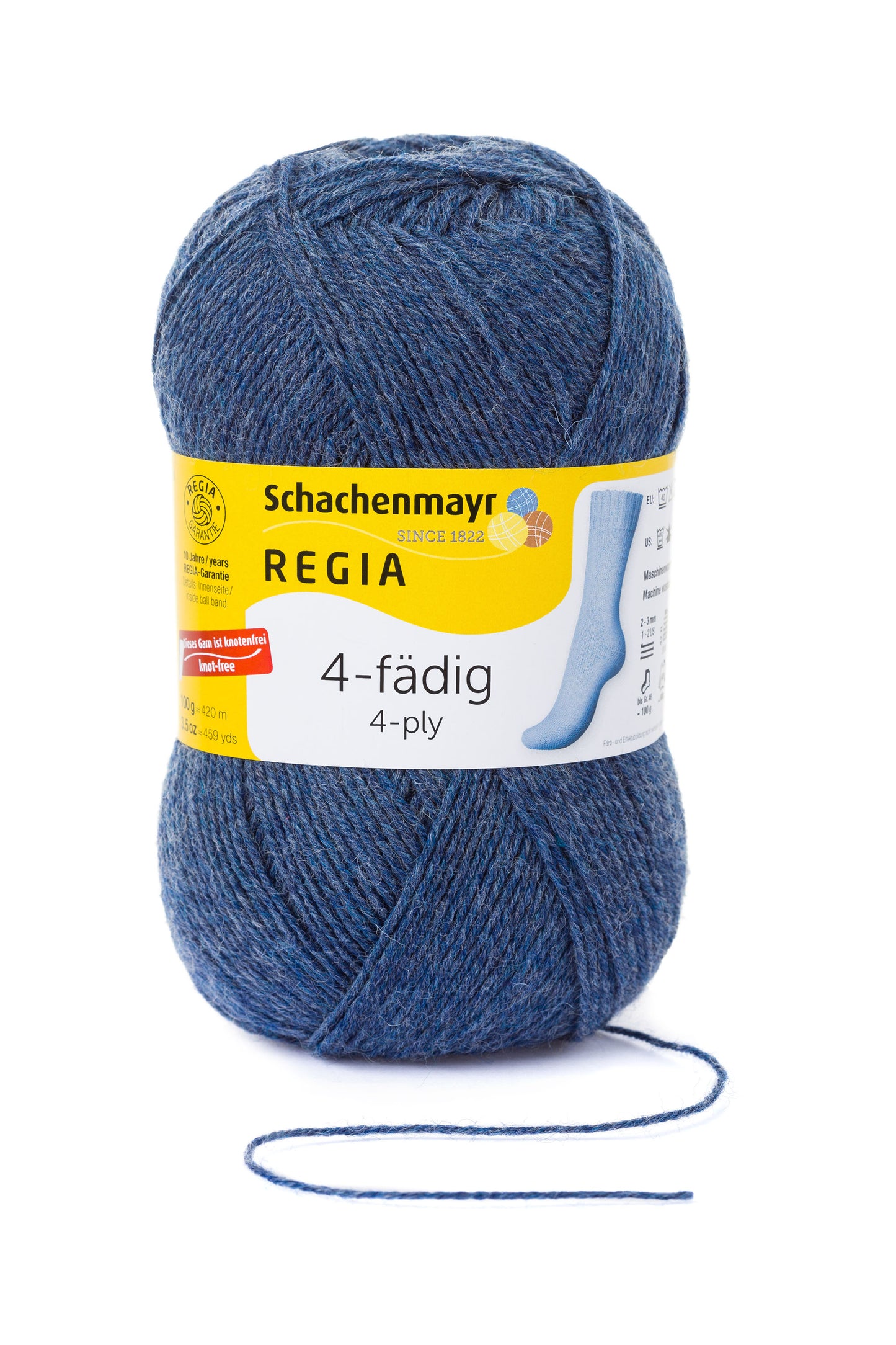 Sockengarn "Regia" in der Farbe Jeans-meliert